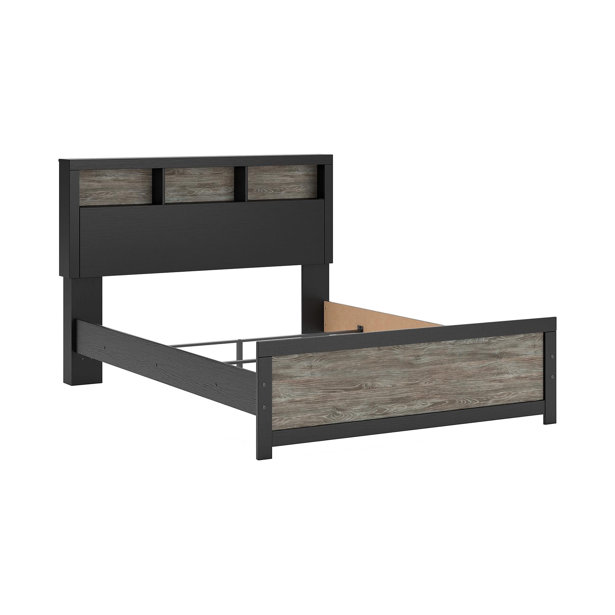  Size_Queen --  Broachmyn PCB1118B2 Queen Bookcase Bed IMAGE 2