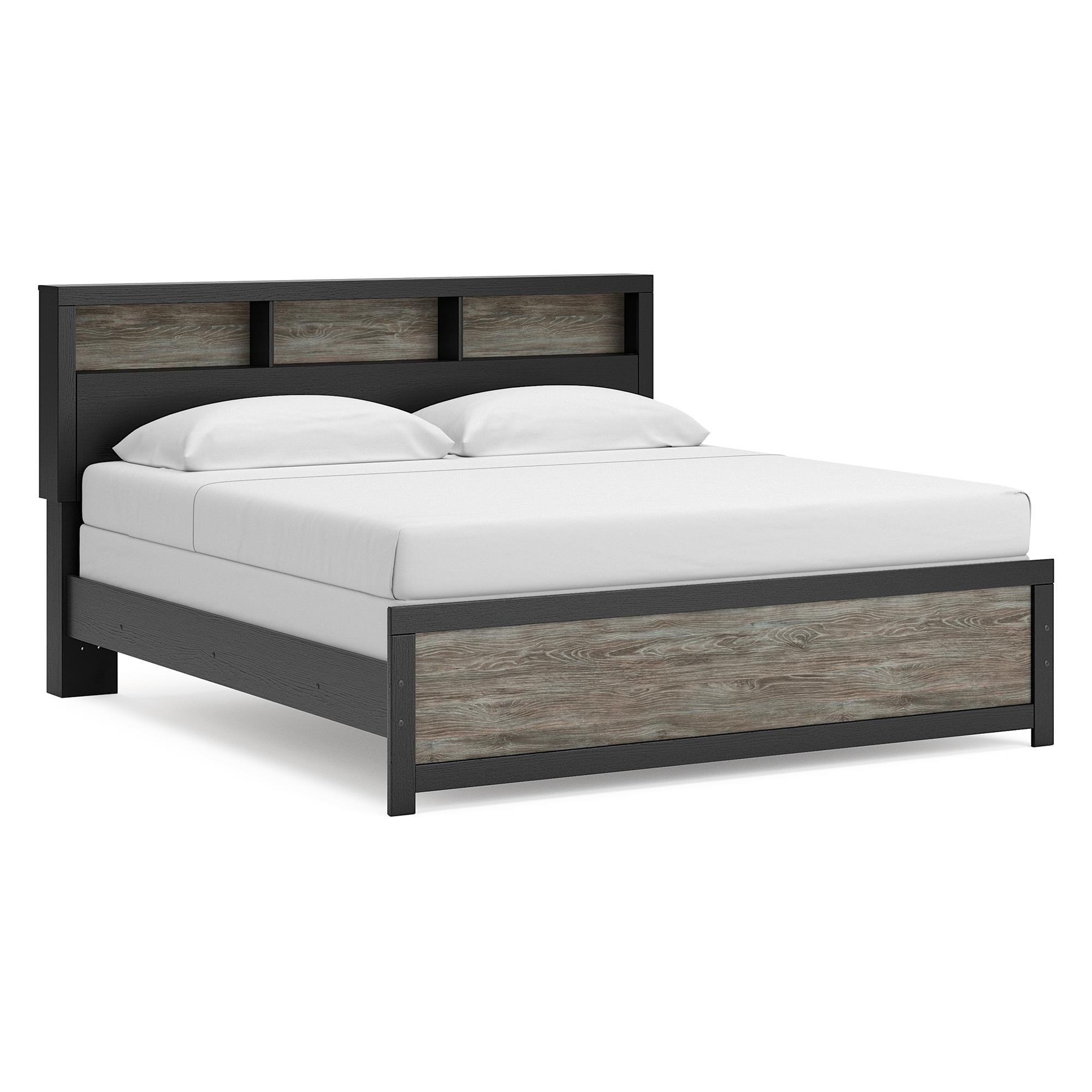  Size_King --  Broachmyn PCB1118B6 King Bookcase Bed IMAGE 1