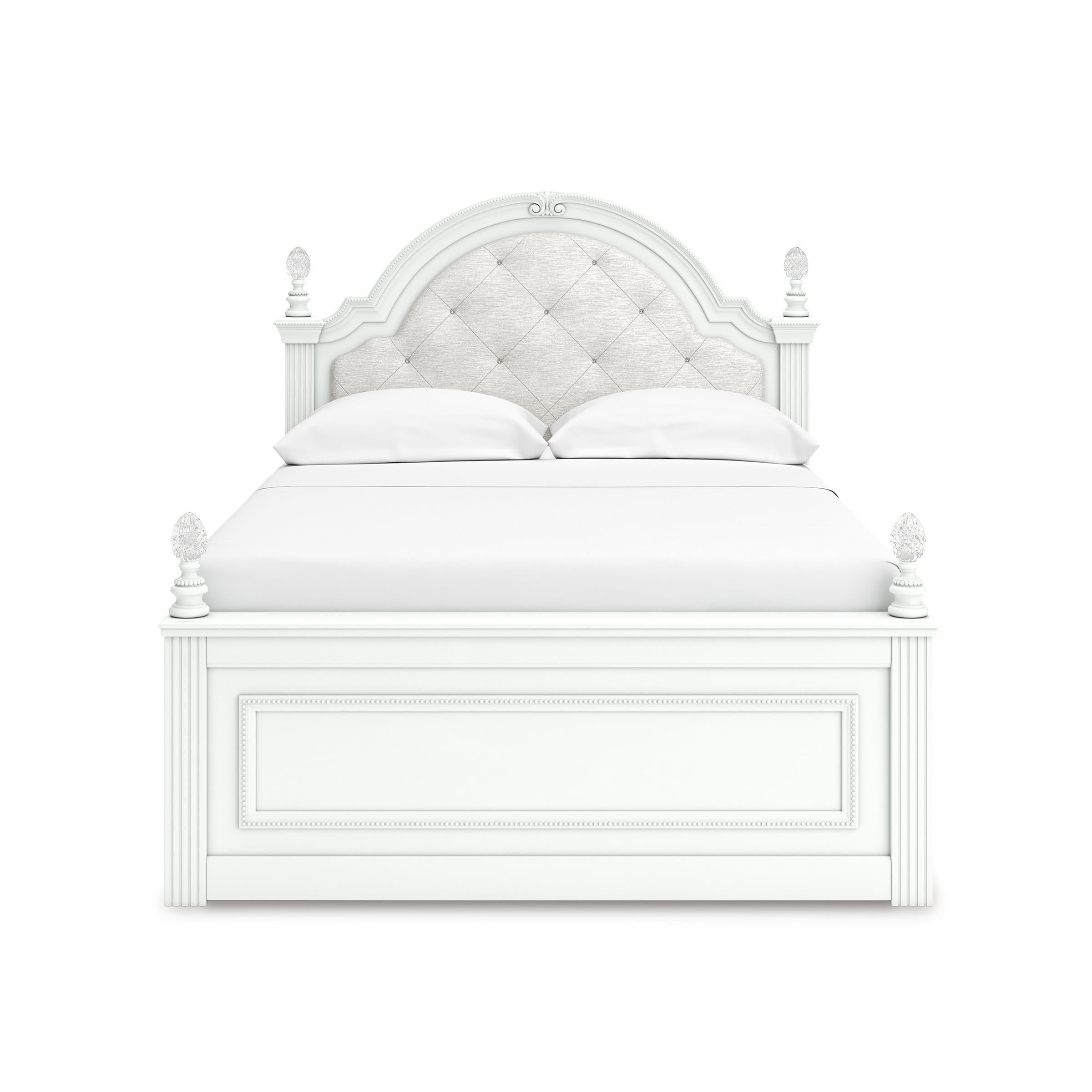  Size_Full --  Kozlani PCB1819B10 Full Upholstered Panel Storage Bed IMAGE 3