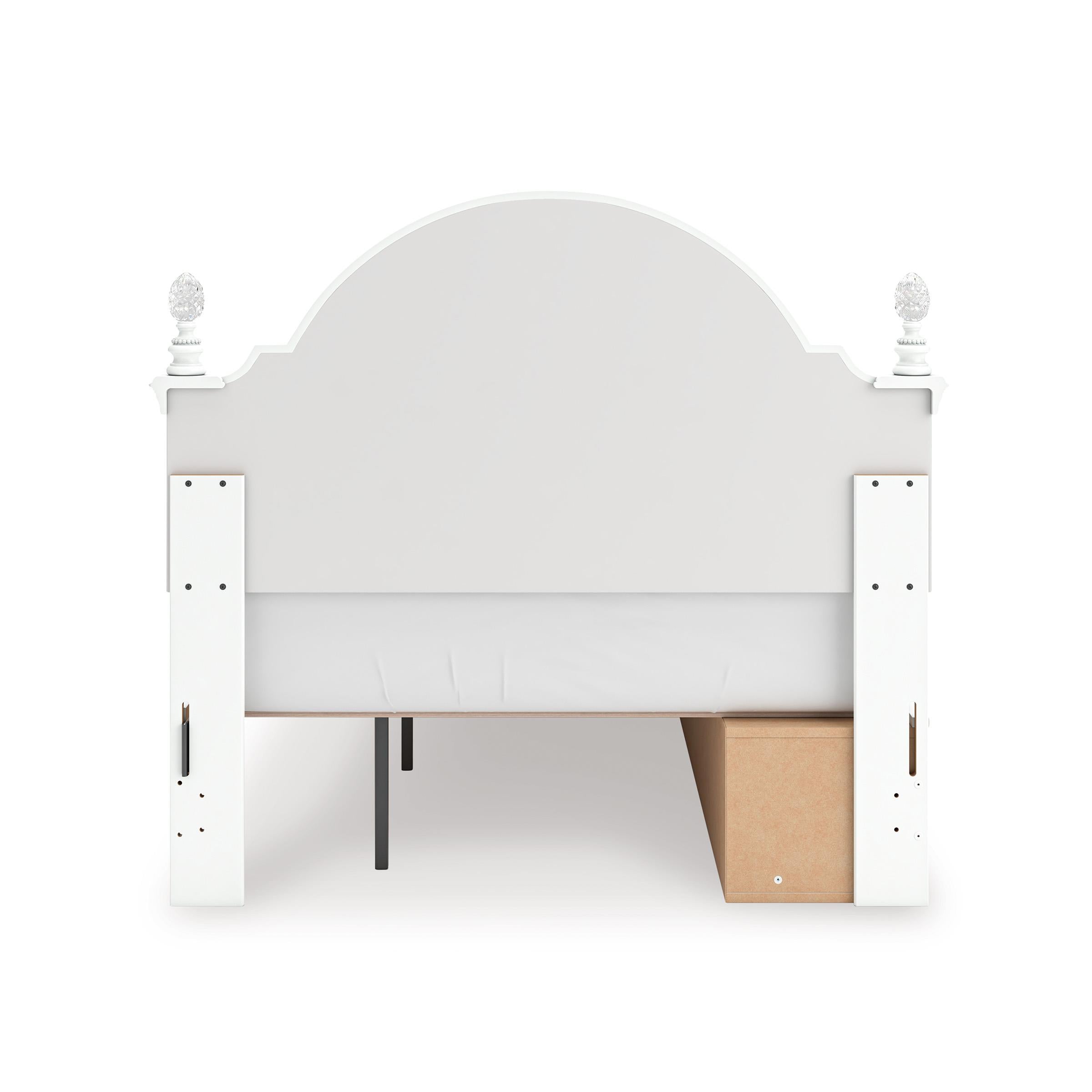  Size_Full --  Kozlani PCB1819B10 Full Upholstered Panel Storage Bed IMAGE 6