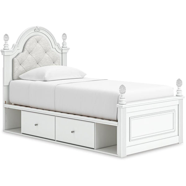 Signature Design by Ashley Kozlani Upholstered Panel Bed with Storage