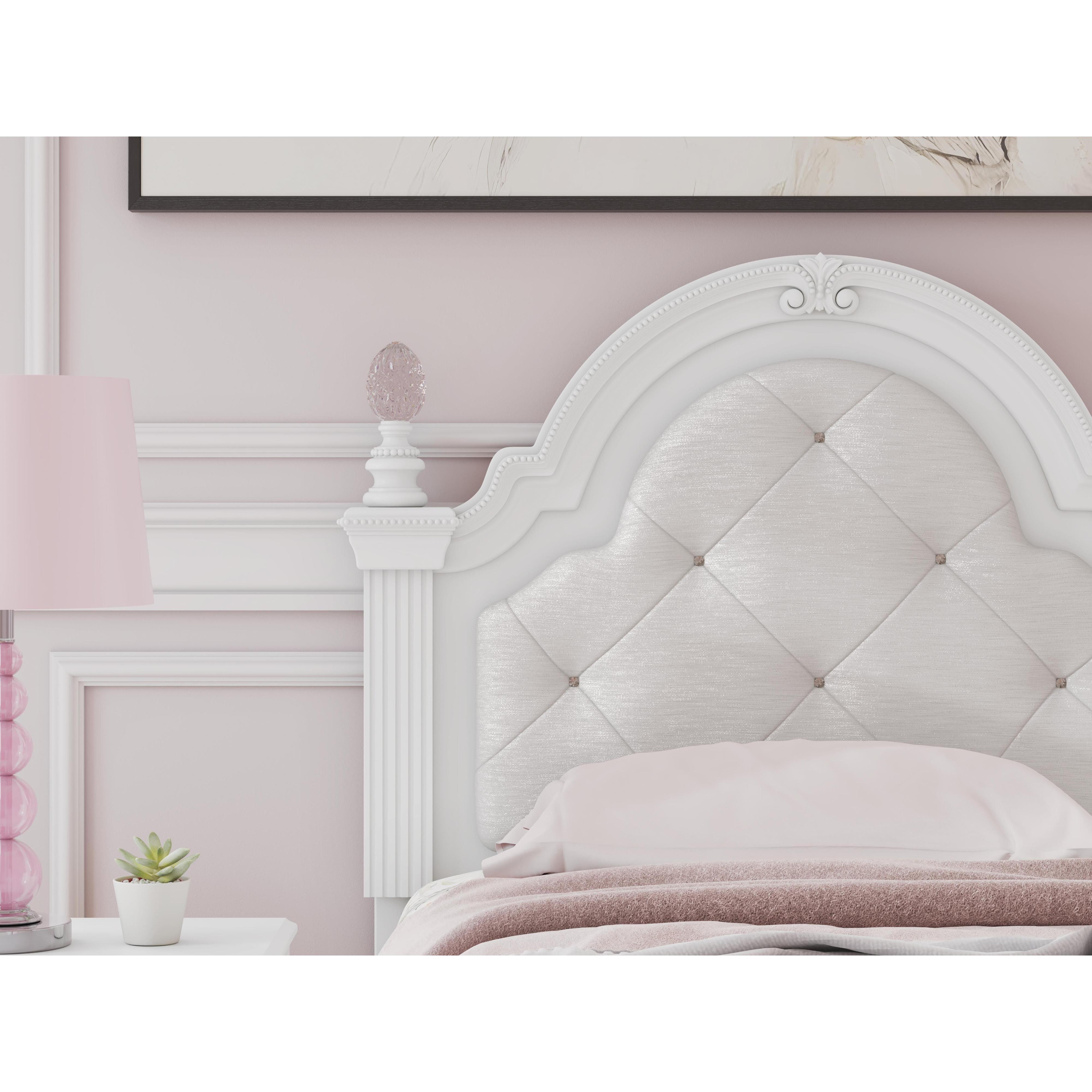  Size_Twin --  Signature Design by Ashley Kozlani Upholstered Panel Bed with Storage IMAGE 7