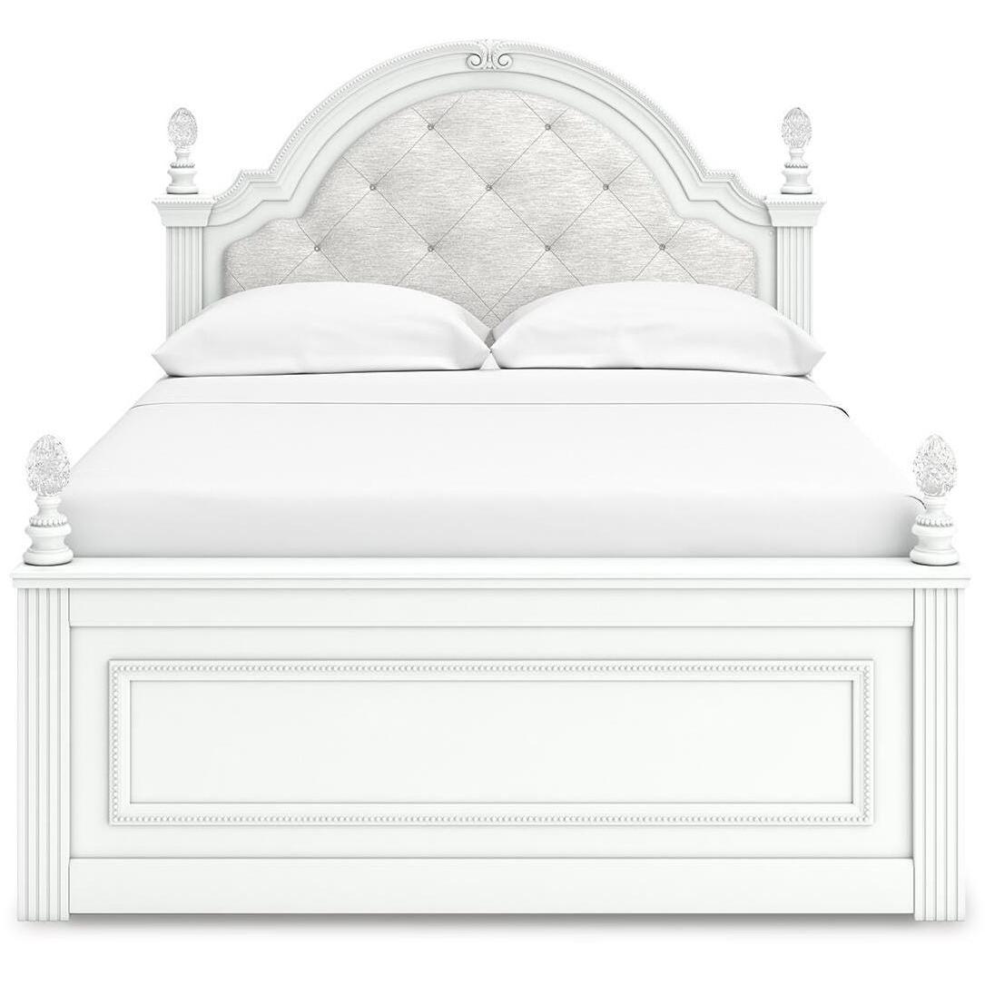  Size_Full --  Kozlani PCB1819B18 Full Upholstered Panel Bed with Storage IMAGE 4