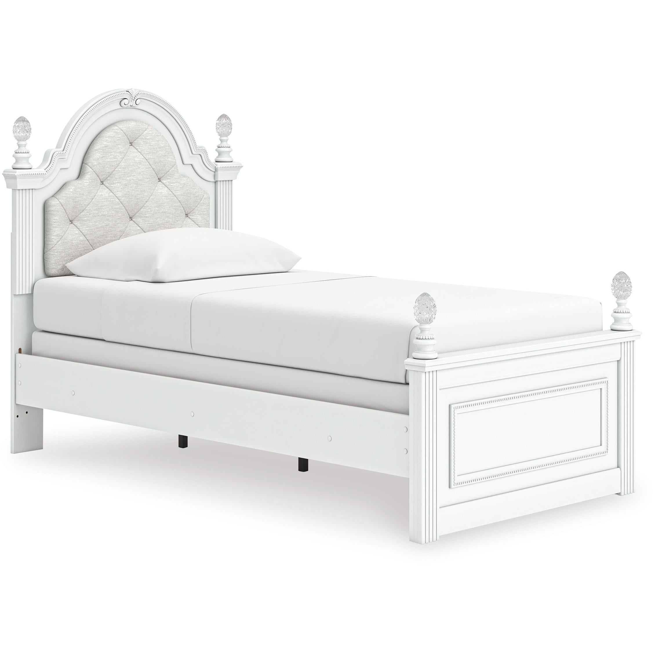  Size_Twin --  Signature Design by Ashley Kozlani Upholstered Panel Bed IMAGE 1