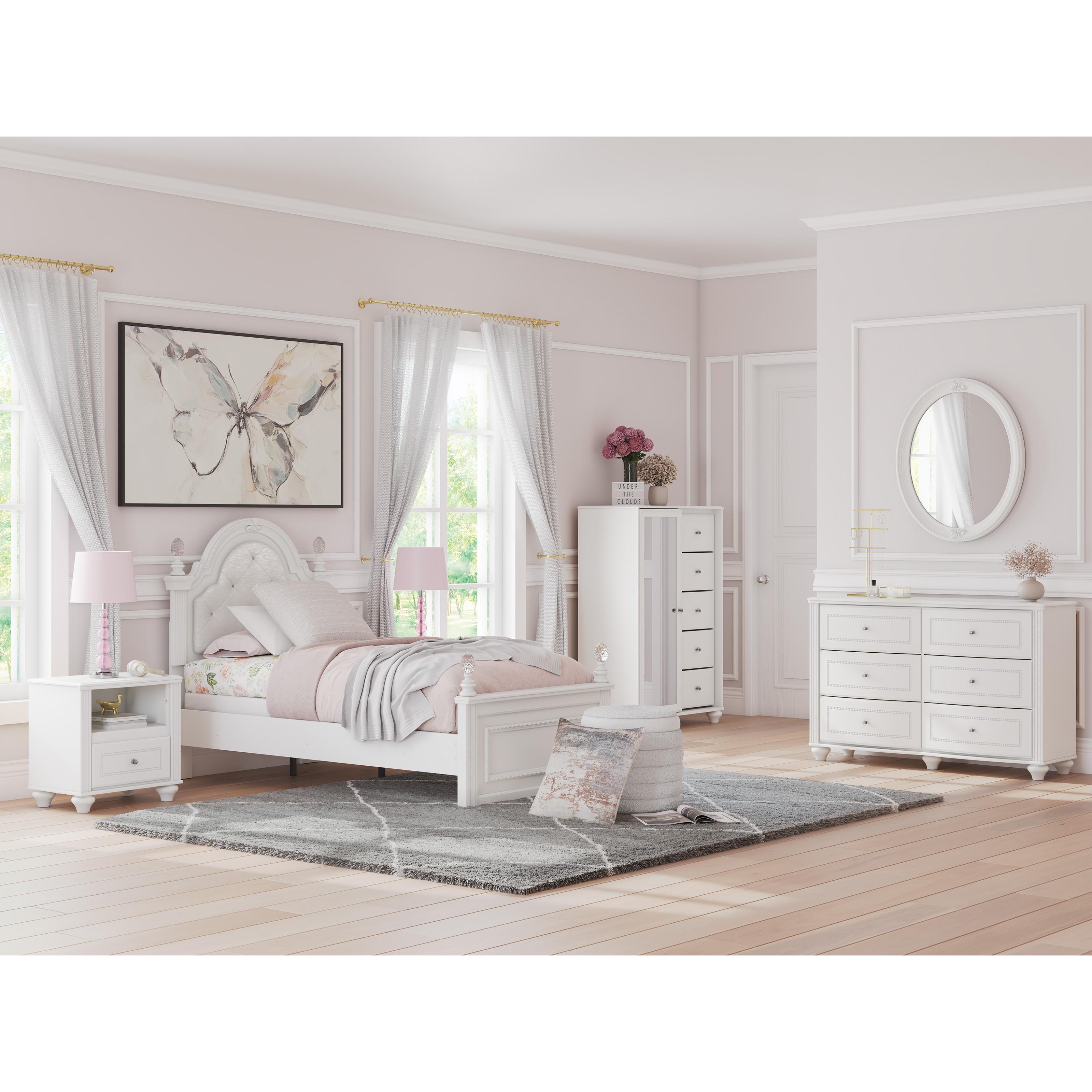  Size_Twin --  Signature Design by Ashley Kozlani Upholstered Panel Bed IMAGE 12