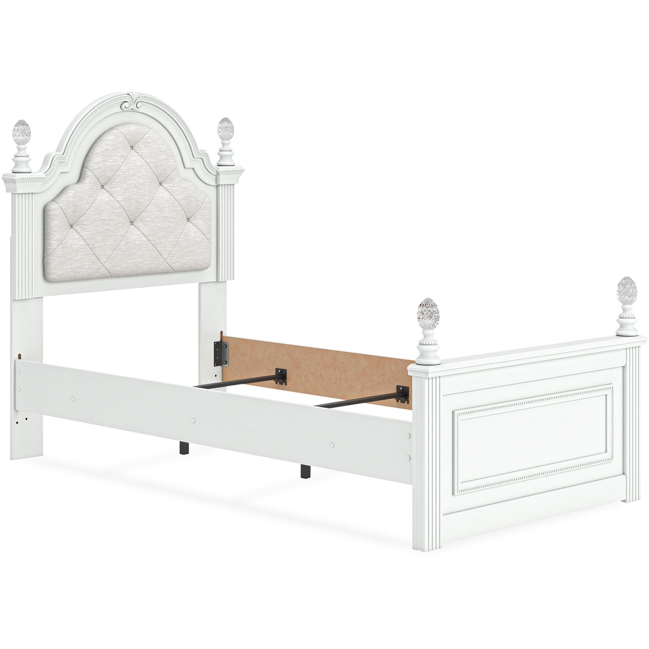  Size_Twin --  Signature Design by Ashley Kozlani Upholstered Panel Bed IMAGE 5