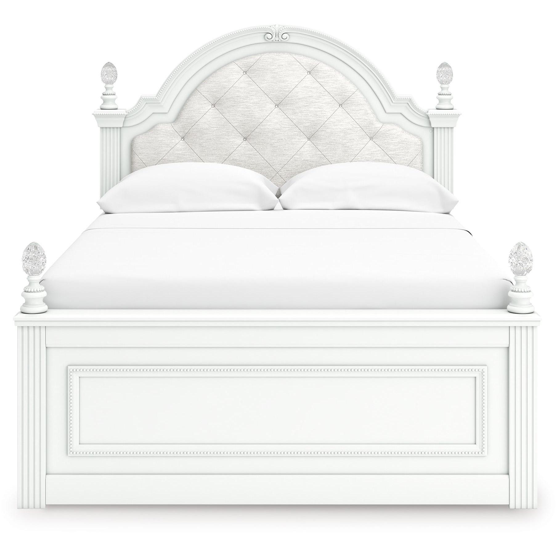  Size_Full --  Kozlani PCB1819B6 Full Upholstered Panel Bed IMAGE 2
