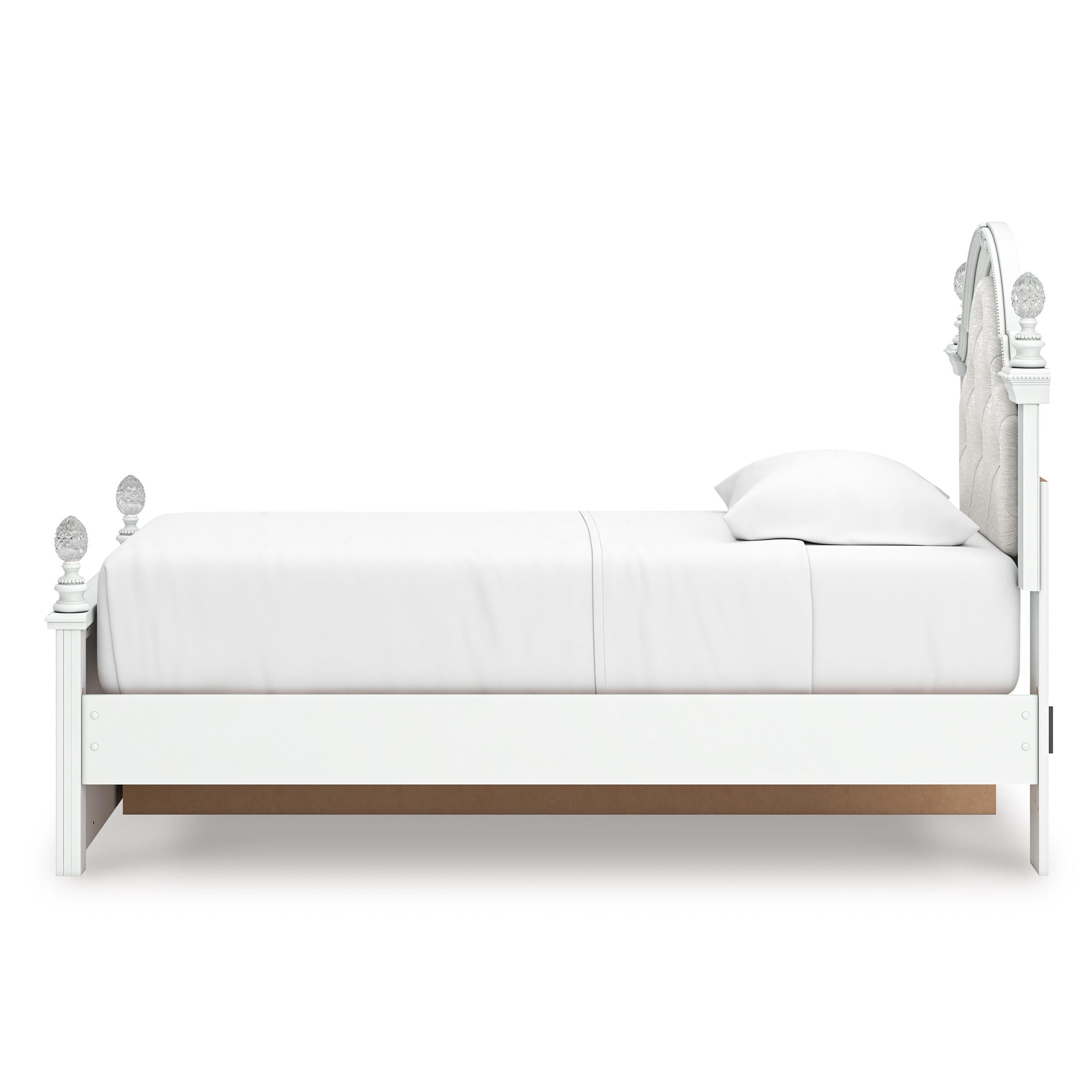  Size_Twin --  Signature Design by Ashley Kozlani Upholstered Panel Bed with Storage IMAGE 5