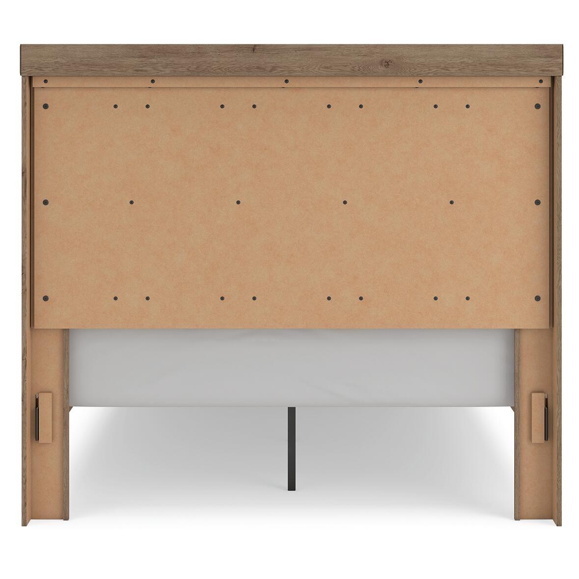  Size_Queen --  Signature Design by Ashley Oliandon Panel Bed with Storage IMAGE 2