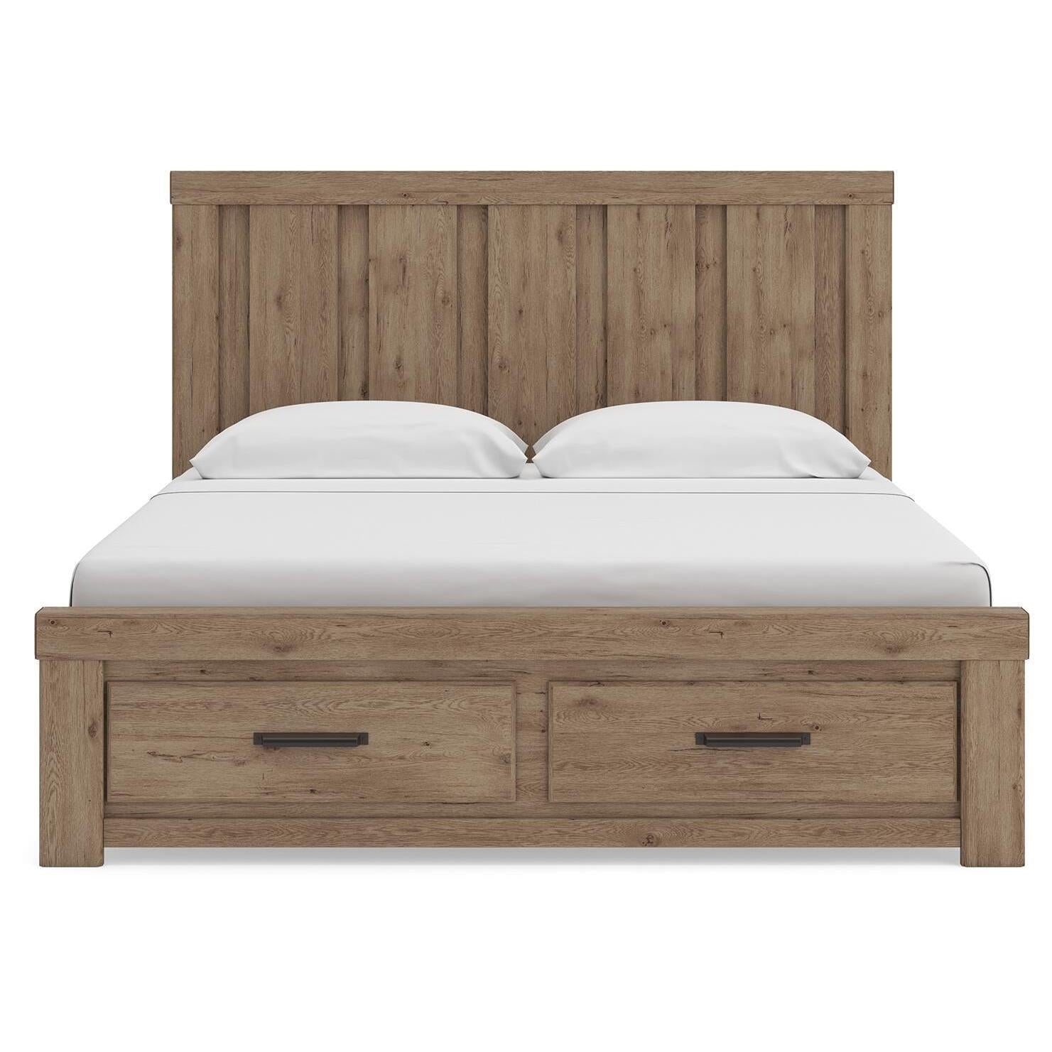  Size_King --  Oliandon PCB2844B7 King Panel Storage Bed IMAGE 6