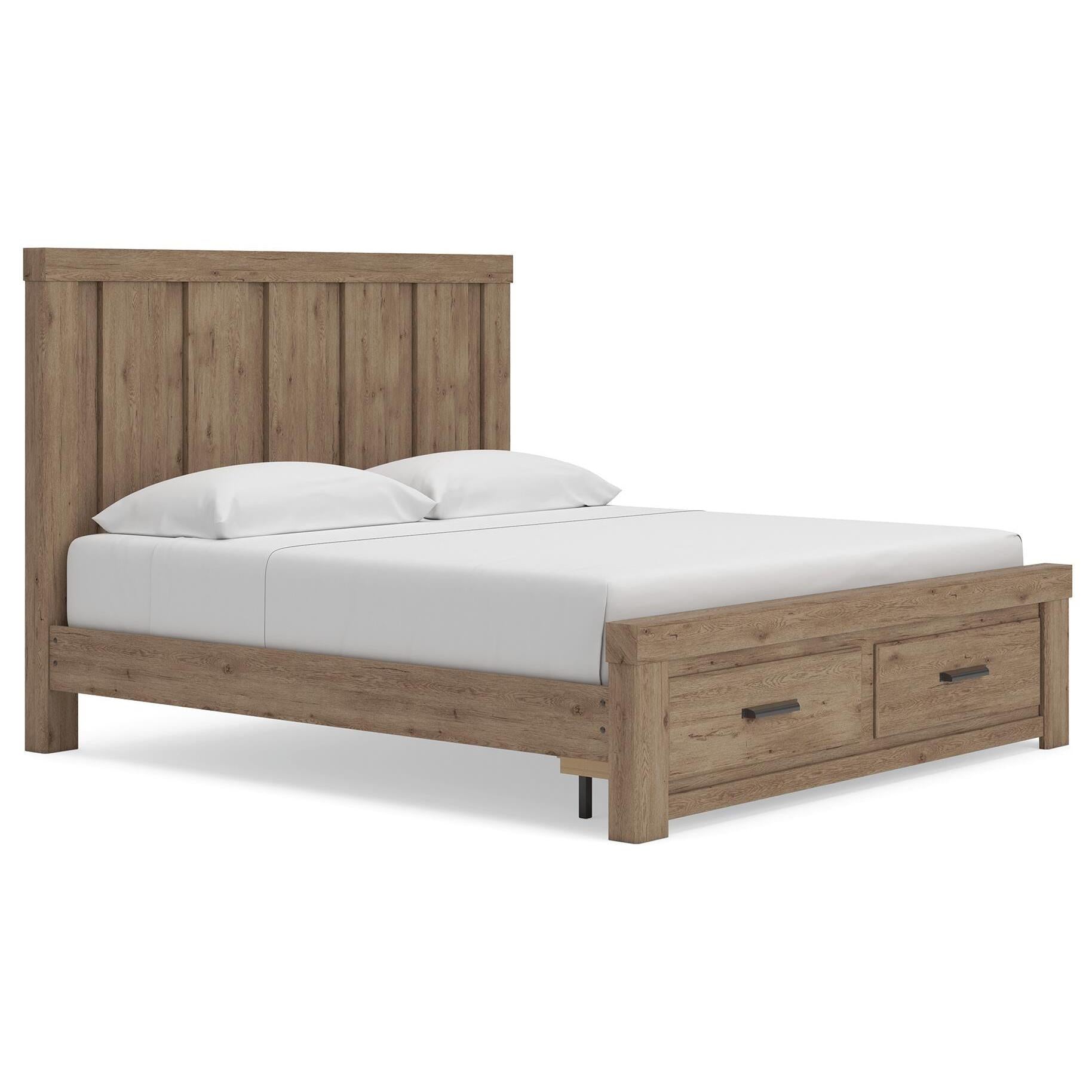  Size_King --  Oliandon PCB2844B7 King Panel Storage Bed IMAGE 7
