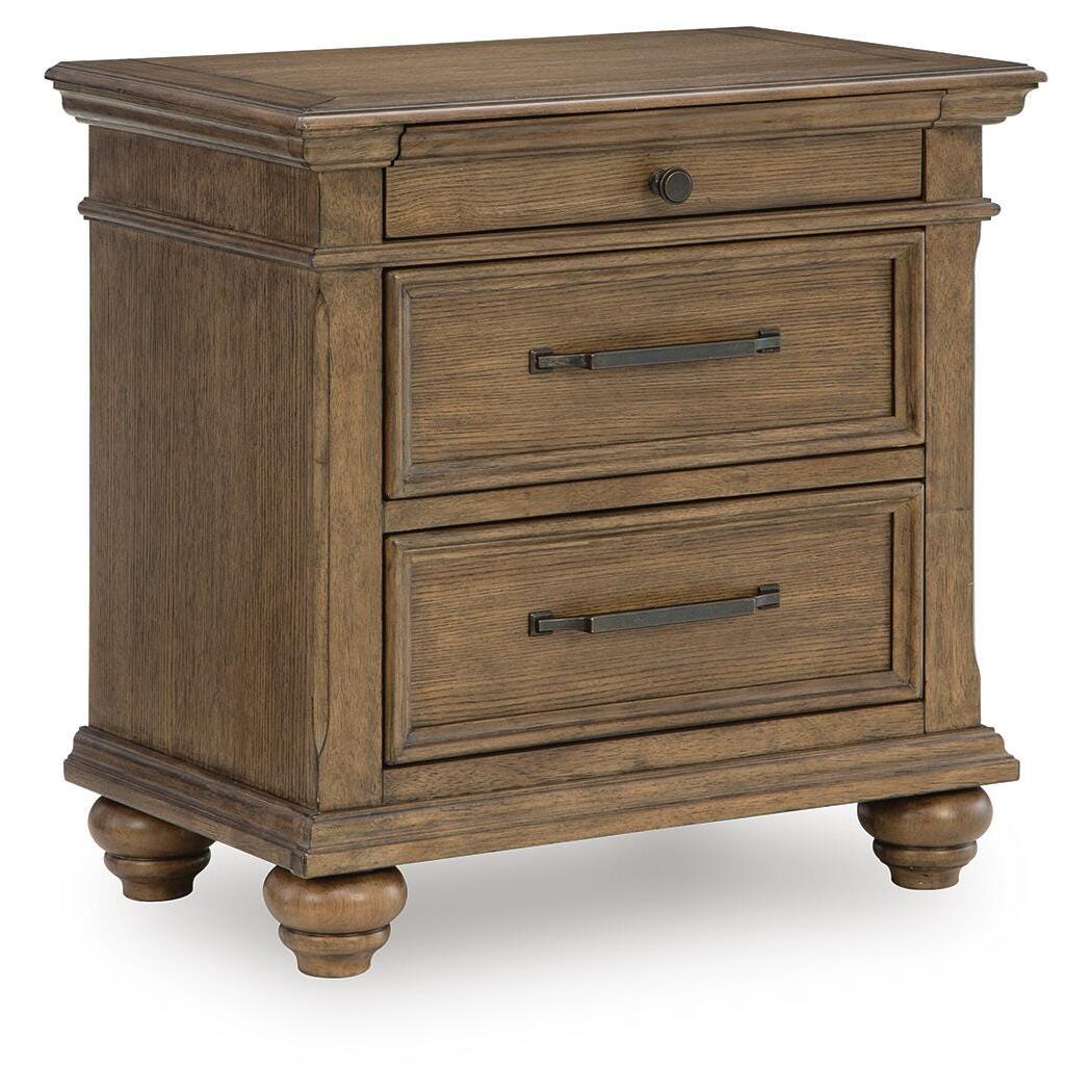  Signature Design by Ashley Karallin 3-Drawer Nightstand PCB782-93 IMAGE 1