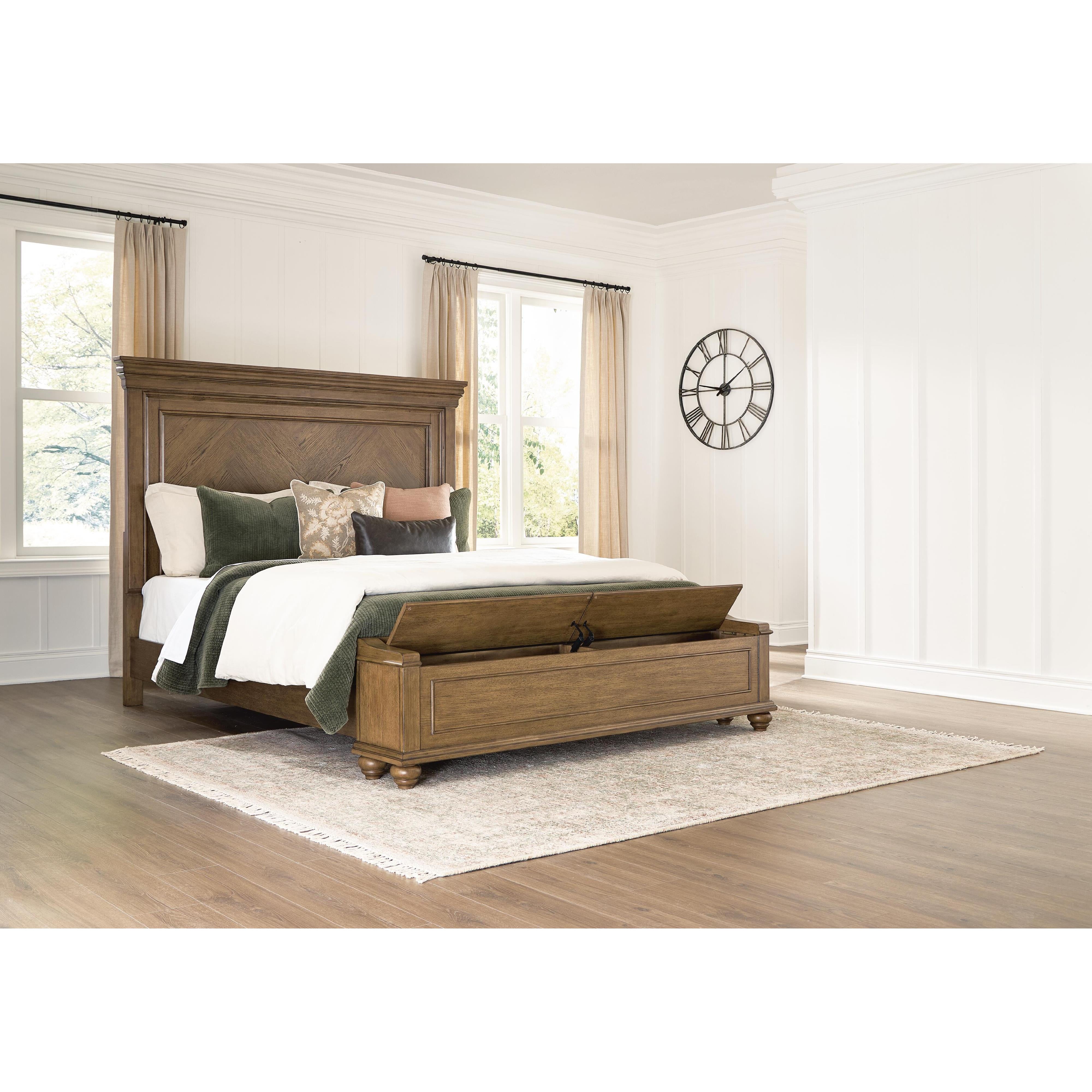  Size_California King --  Karallin PCB782B9 California King Panel Storage Bed IMAGE 2