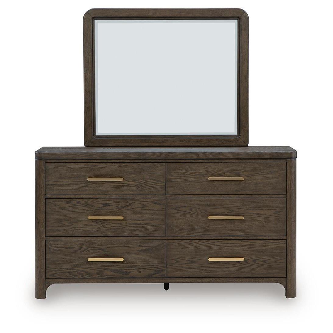  Signature Design by Ashley Radkin 6-Drawer Dresser with Mirror PCB843-31/PCB843-36 IMAGE 1