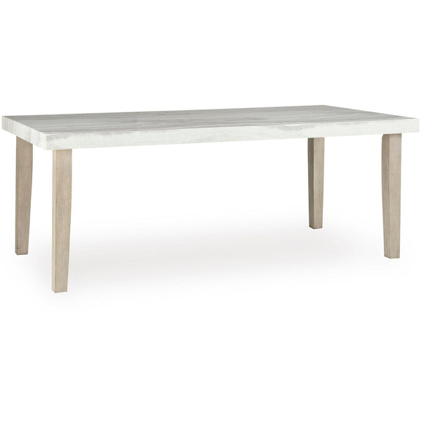 Signature Design by Ashley Larawyn Dining Table with Faux Marble Top PCD575-25