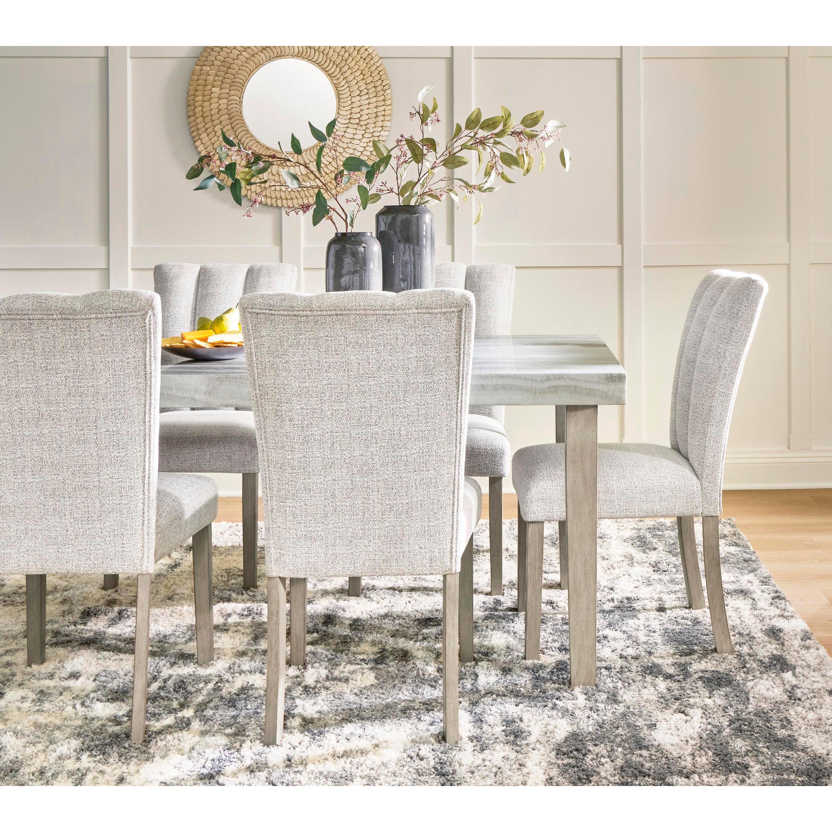  Signature Design by Ashley Larawyn Dining Table with Faux Marble Top PCD575-25 IMAGE 10