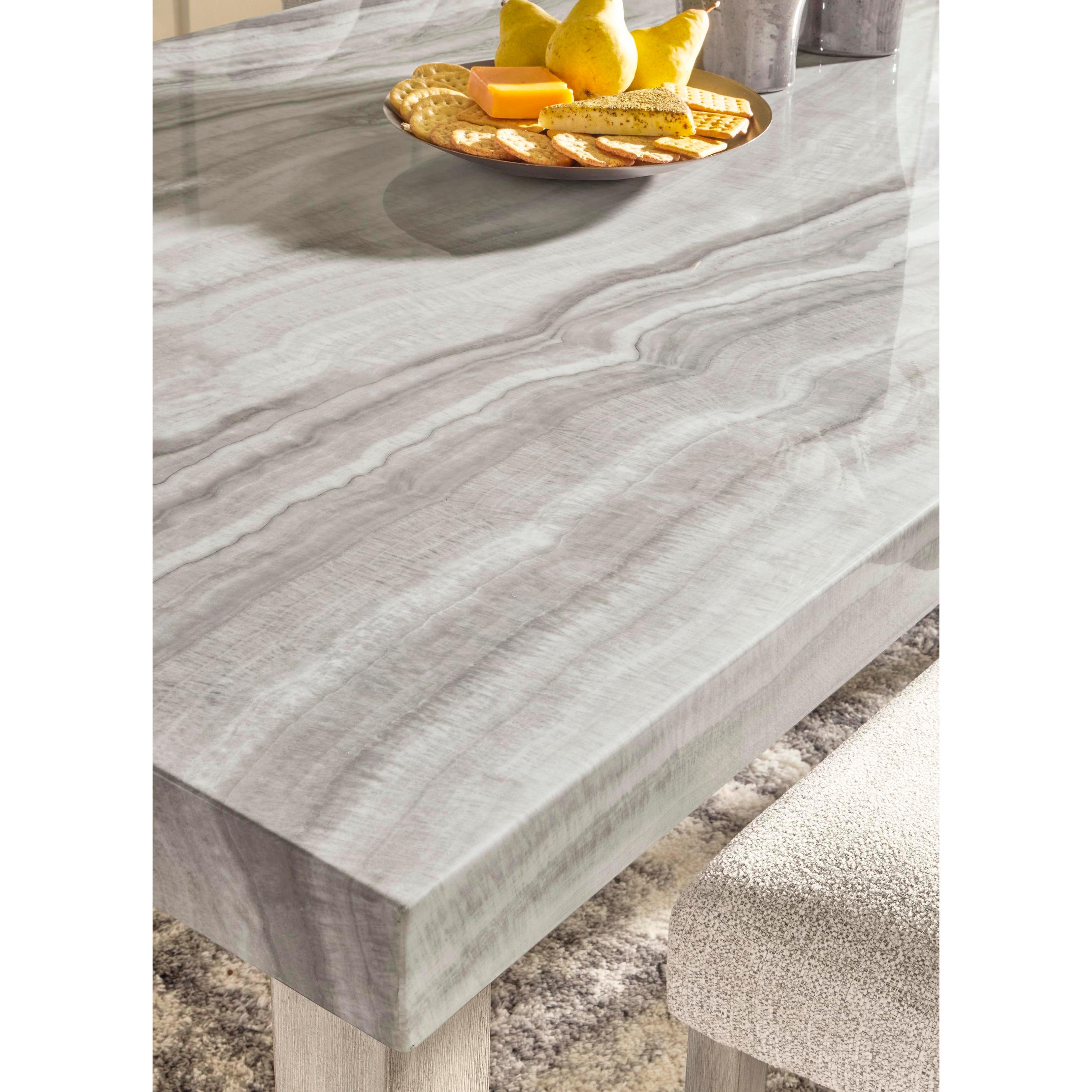  Signature Design by Ashley Larawyn Dining Table with Faux Marble Top PCD575-25 IMAGE 5