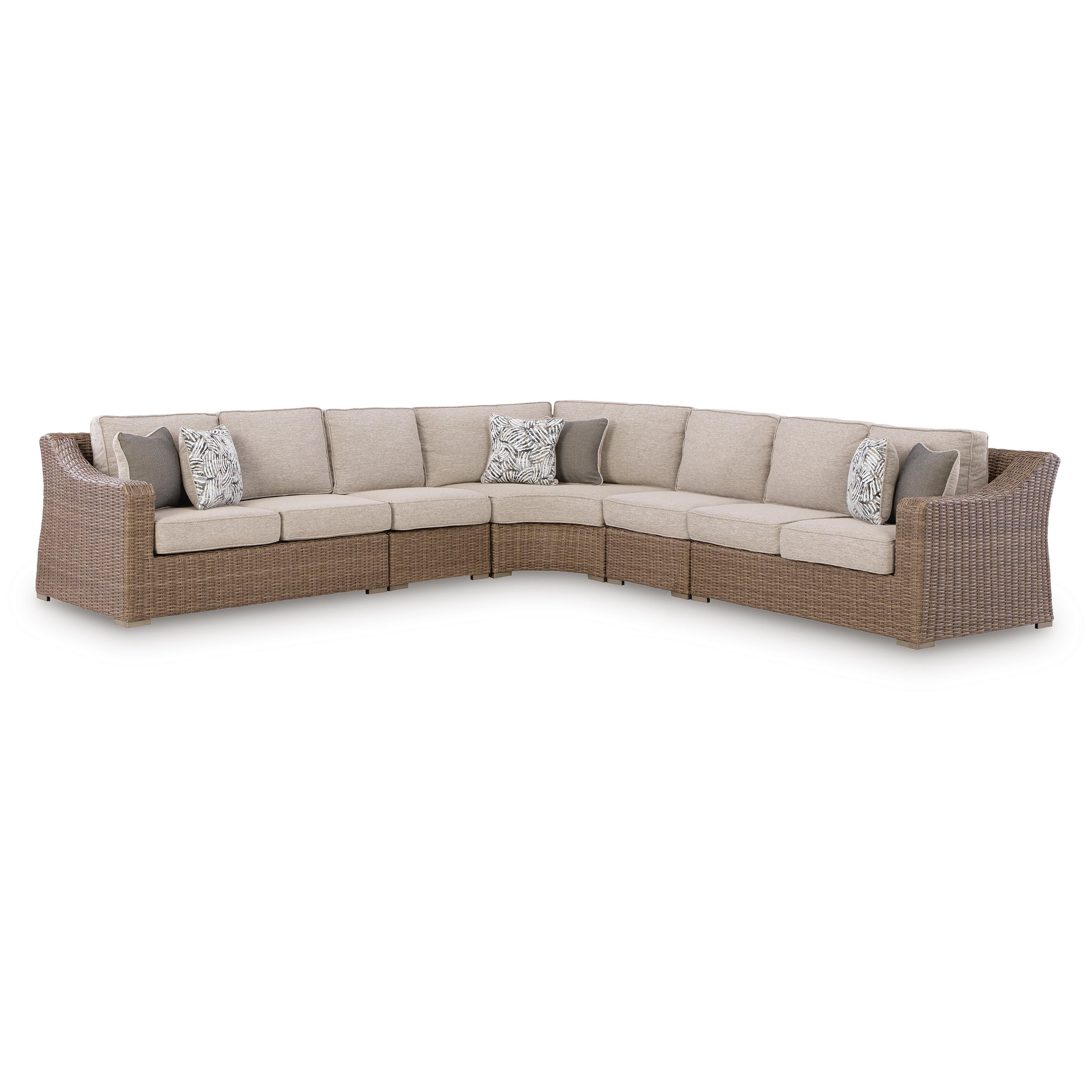  Signature Design by Ashley Laguna Heights PCP790P3 5 pc Outdoor Sectional IMAGE 1