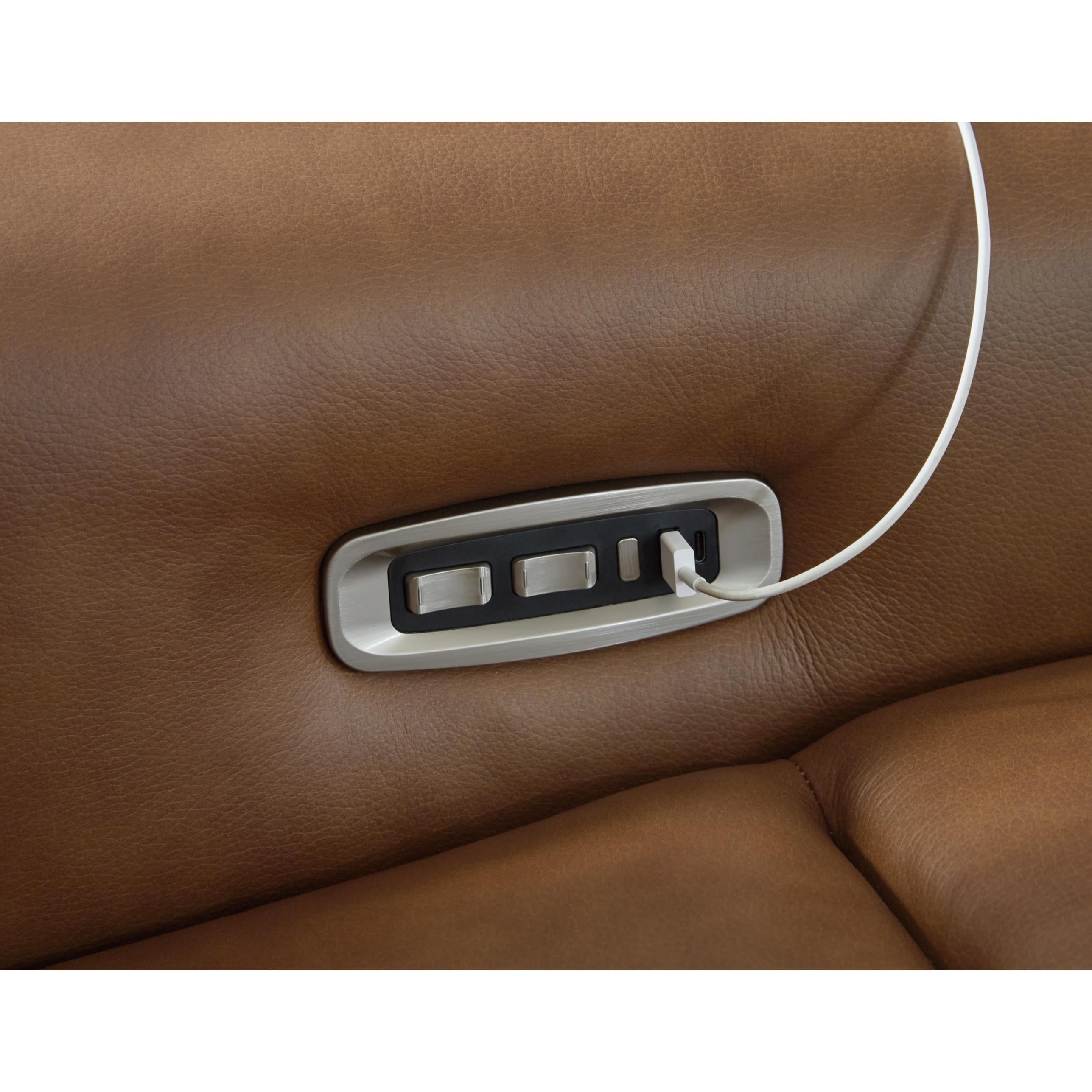  Signature Design by Ashley Magic Man Power Reclining Leather Match 5 pc Sectional PCU1070031/PCU1070046A/PCU1070058/PCU1070062/PCU1070077 IMAGE 4