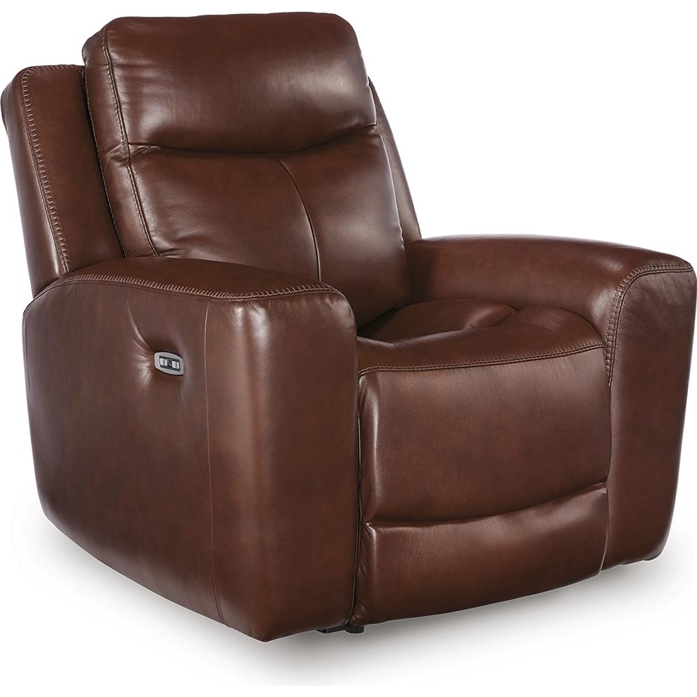 Manufacturer Color_Mahogany --  Next Move PCU1210213 Power Recliner with Adjustable Headrest IMAGE 1