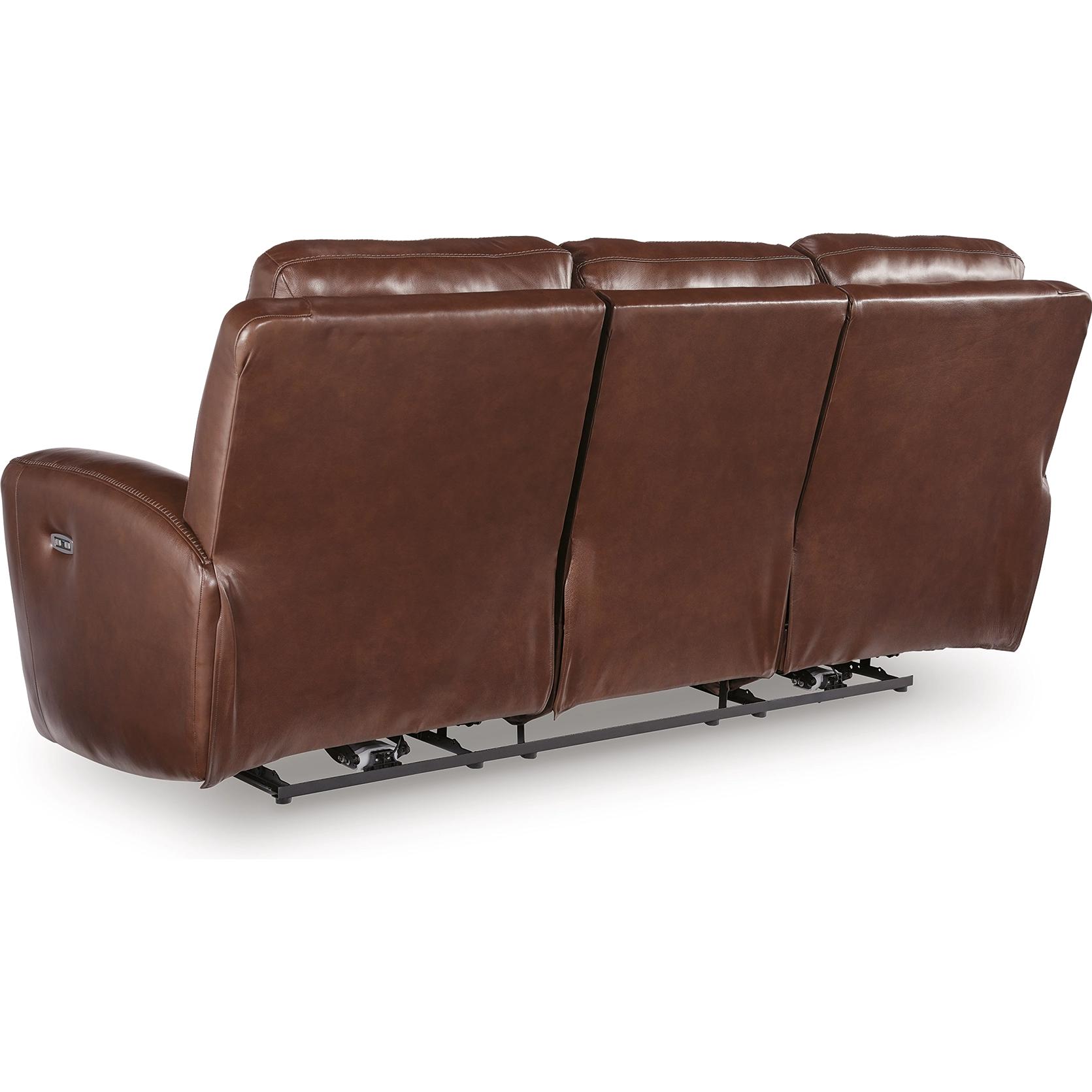  Manufacturer Color_Mahogany --  Next Move PCU1210215 Power Reclining Sofa with Adjustable Headrest IMAGE 3