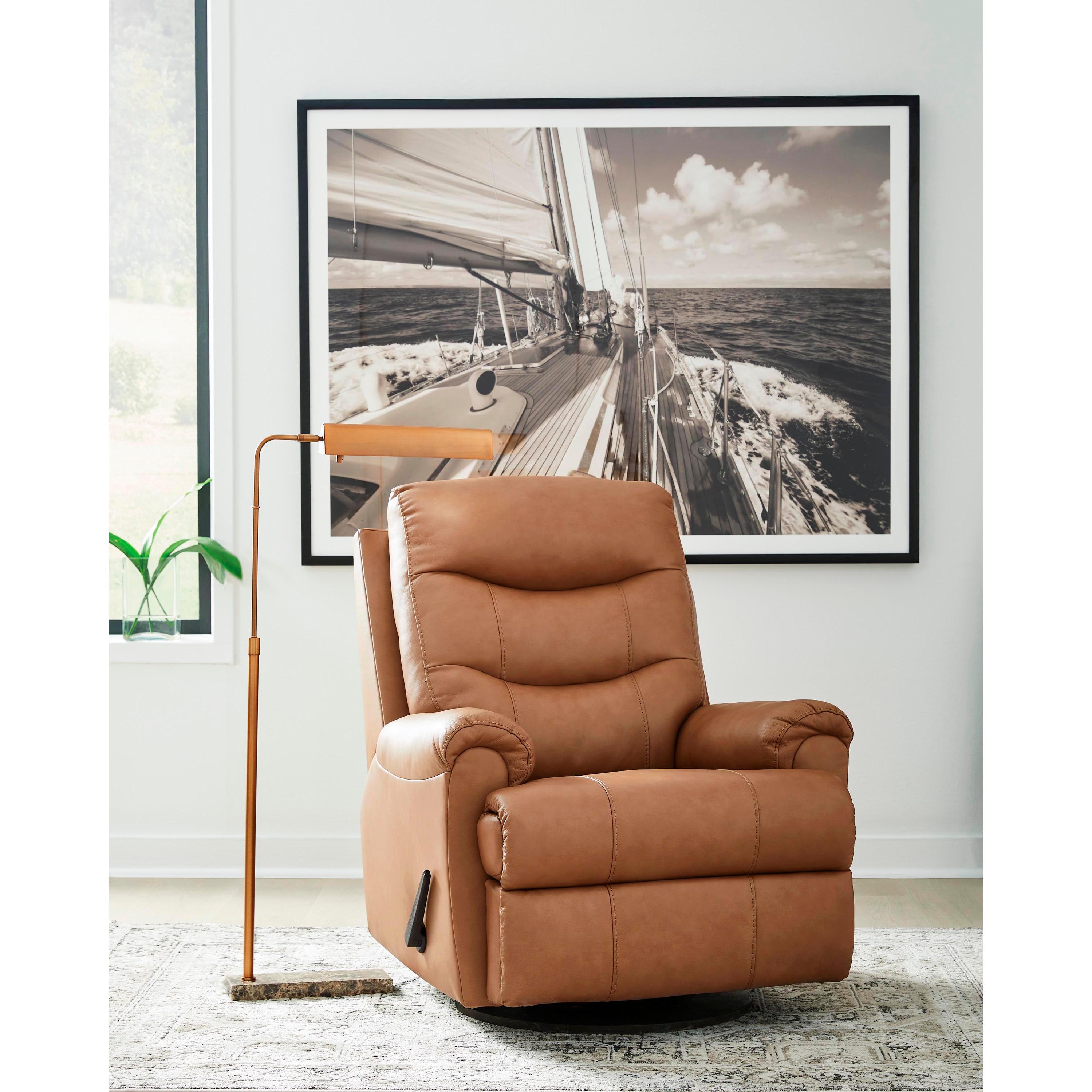  Manufacturer Color_Butternut --  Flynwood PCU1340161 Swivel Glider Recliner IMAGE 5