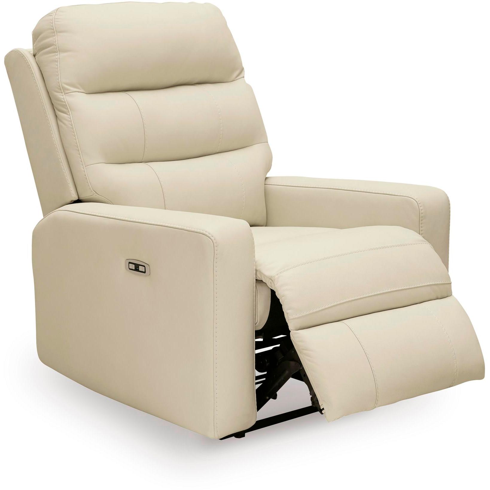  Manufacturer Color_Canvas --  Pennacle Pier PCU1350213 Power Recliner with Adjustable Headrest IMAGE 2