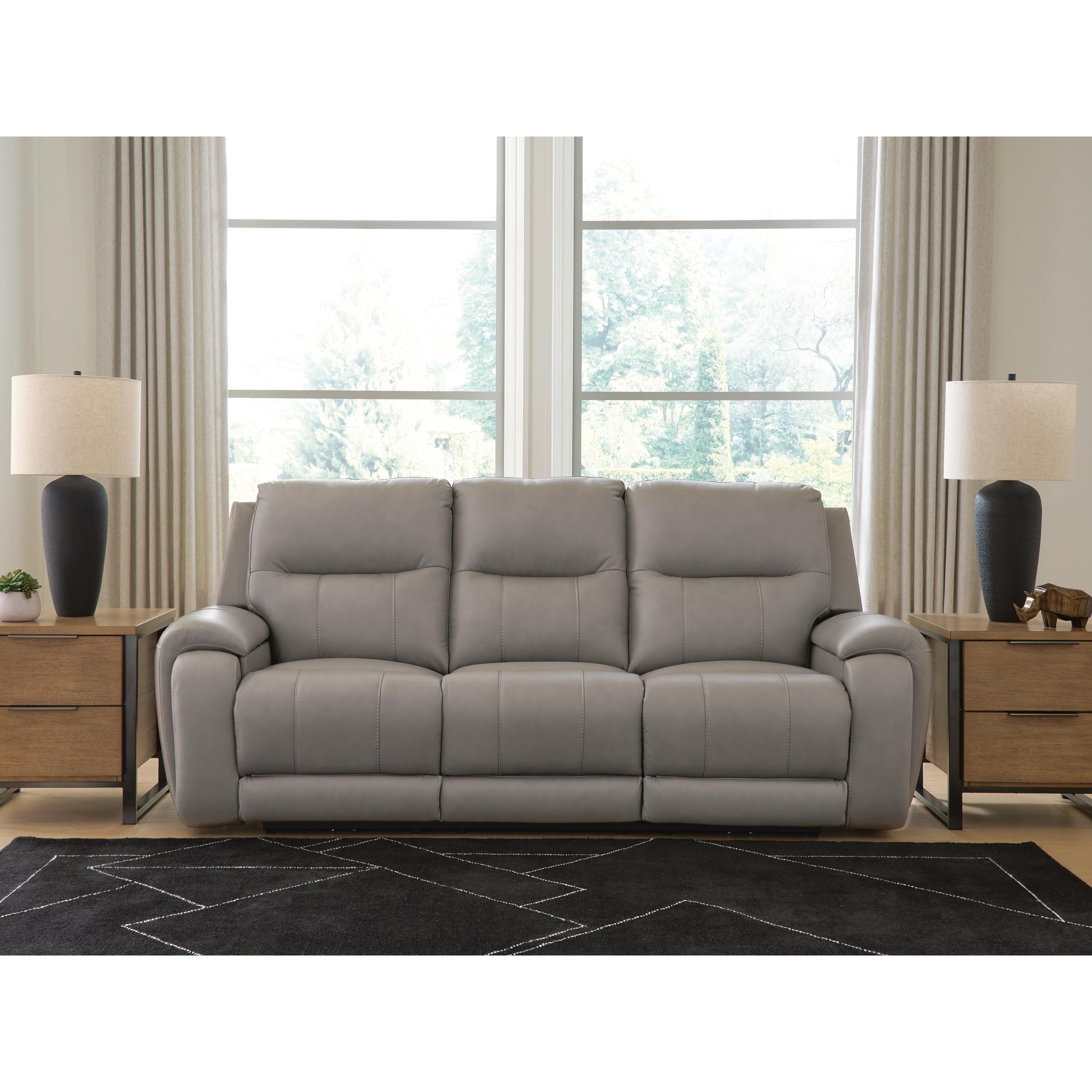  Signature Design by Ashley Real-Moments Power Reclining Sofa PCU1370015A IMAGE 5