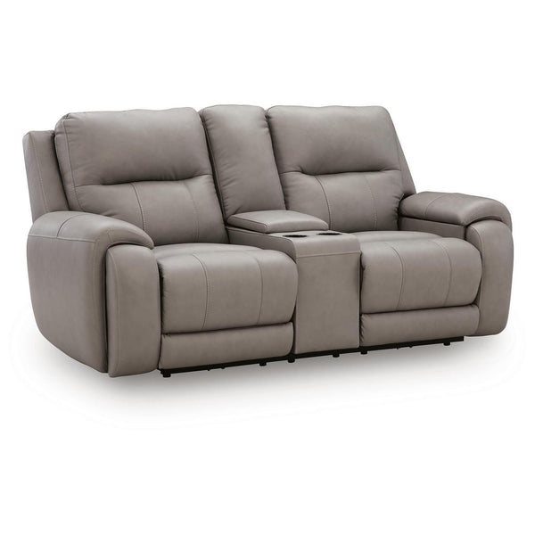 Signature Design by Ashley Real-Moments Power Reclining Loveseat PCU1370018A