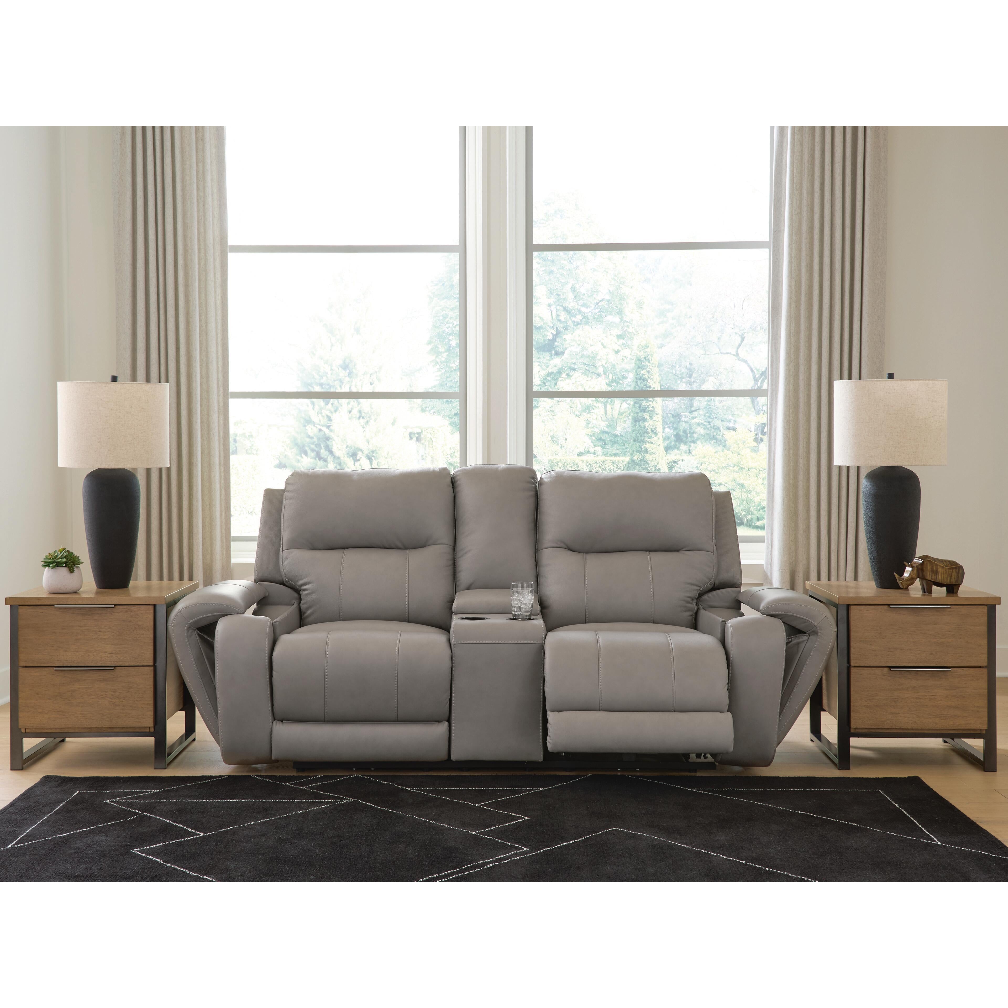  Signature Design by Ashley Real-Moments Power Reclining Loveseat PCU1370018A IMAGE 4