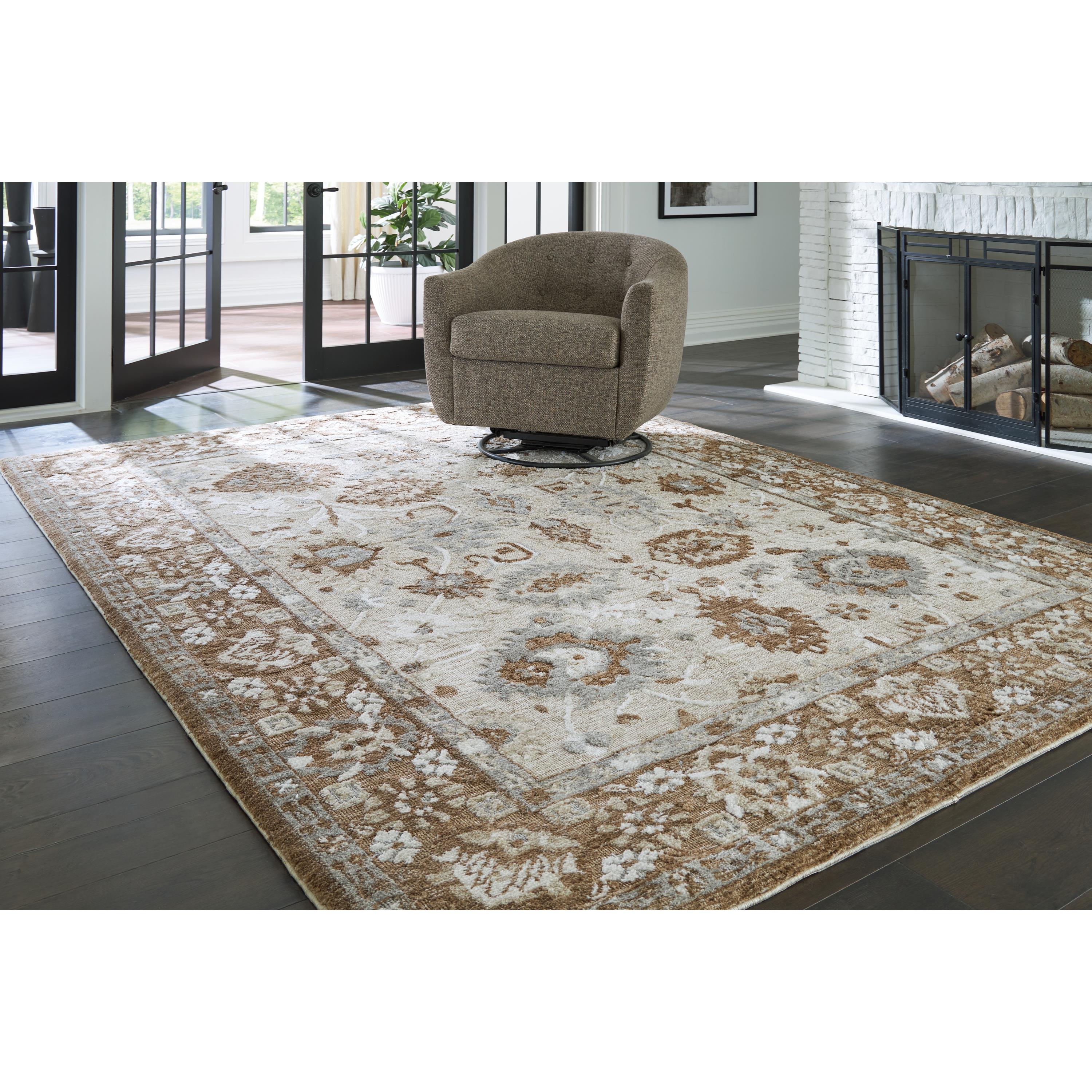  Size_7'8" x 10' --  Ainswick R407881 Memory Foam Large Rug IMAGE 2