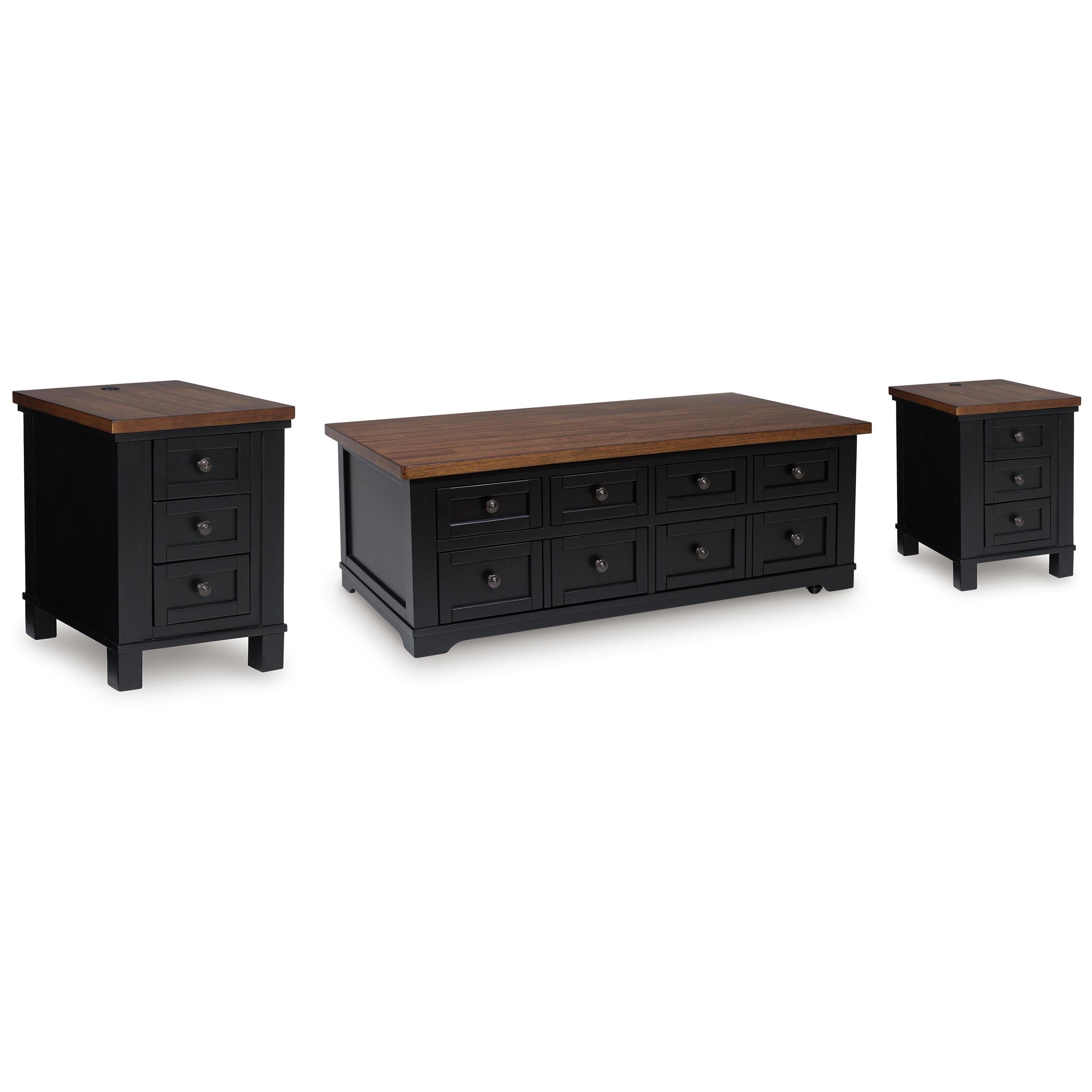  Signature Design by Ashley Wildenauer Occasional Table Set T664-7/T664-7/T664-9 IMAGE 1