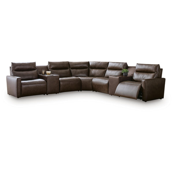 Benchcraft ModZ Power Reclining 7 pc Sectional U1400031/U1400046/U1400058/U1400060/U1400060/U1400062/U1400077