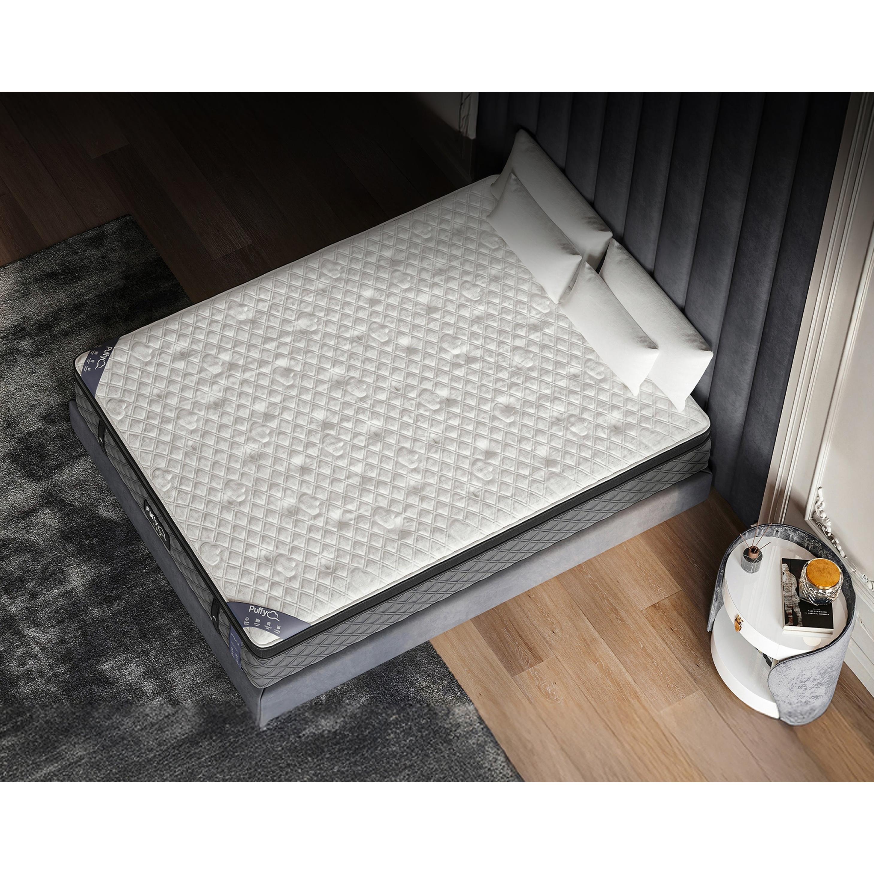  Puffy Lux Medium Plush Hybrid Mattress (California King) IMAGE 2