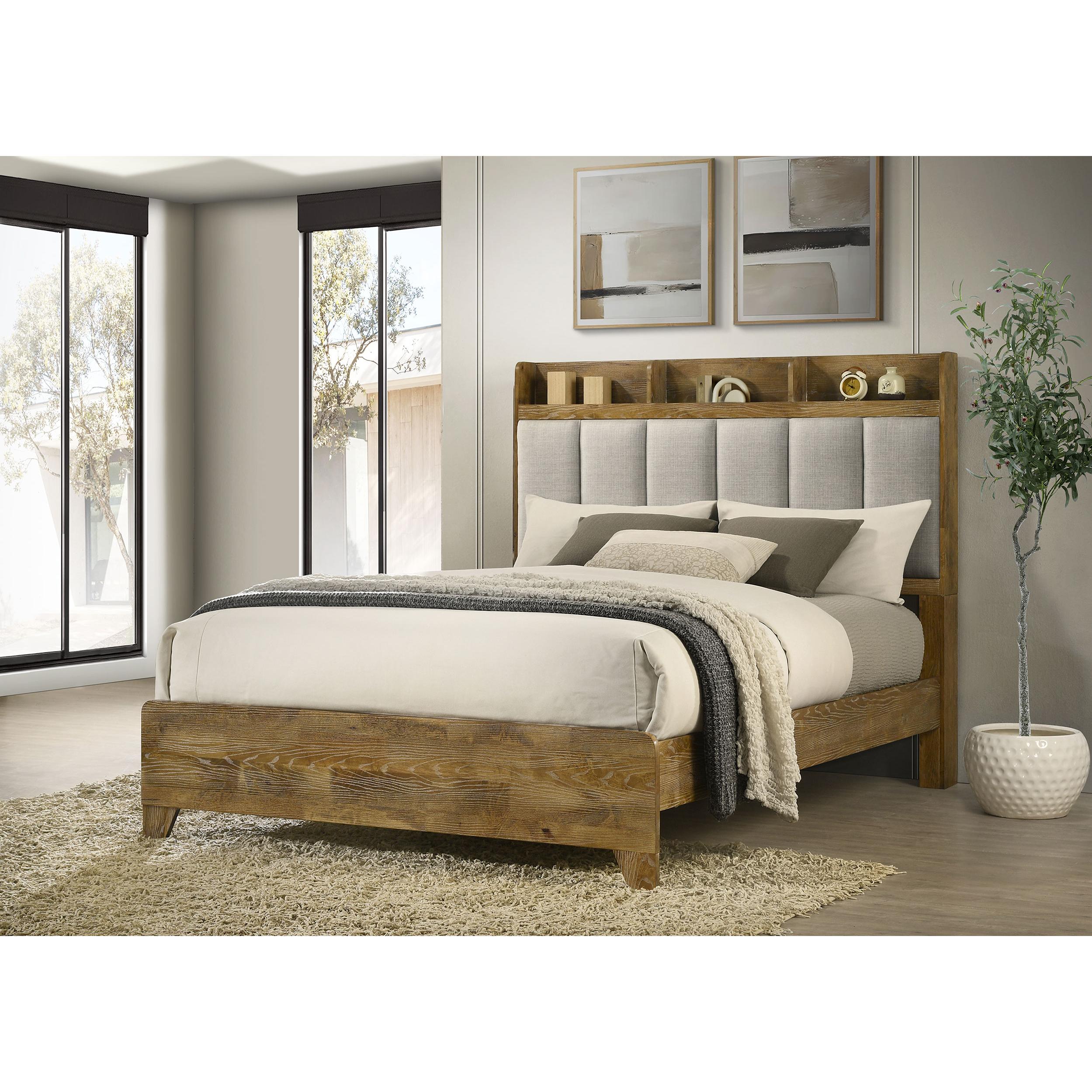  Size_Queen --  Coaster Furniture Henderson Bookcase Bed IMAGE 2