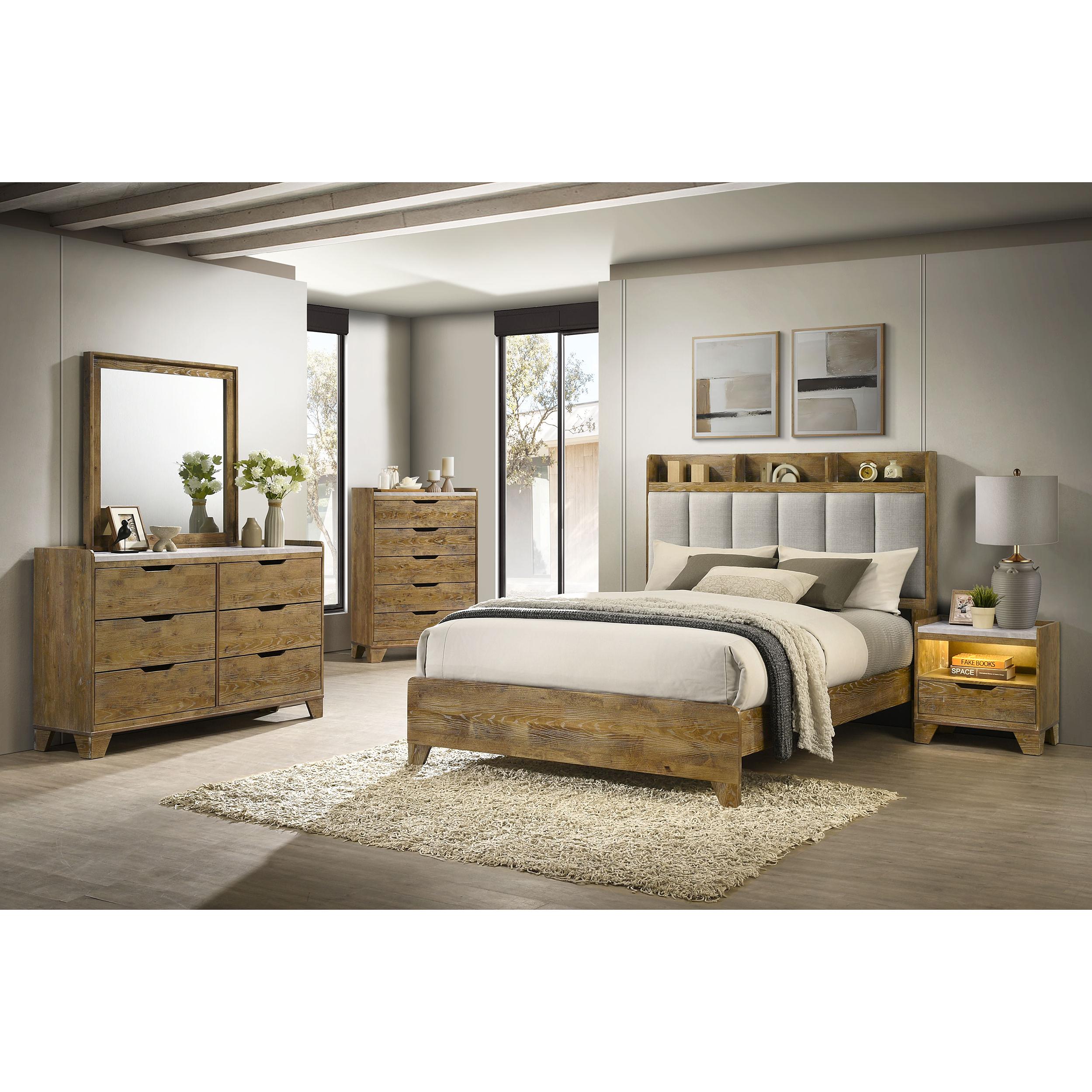  Size_Queen --  Coaster Furniture Henderson Bookcase Bed IMAGE 7