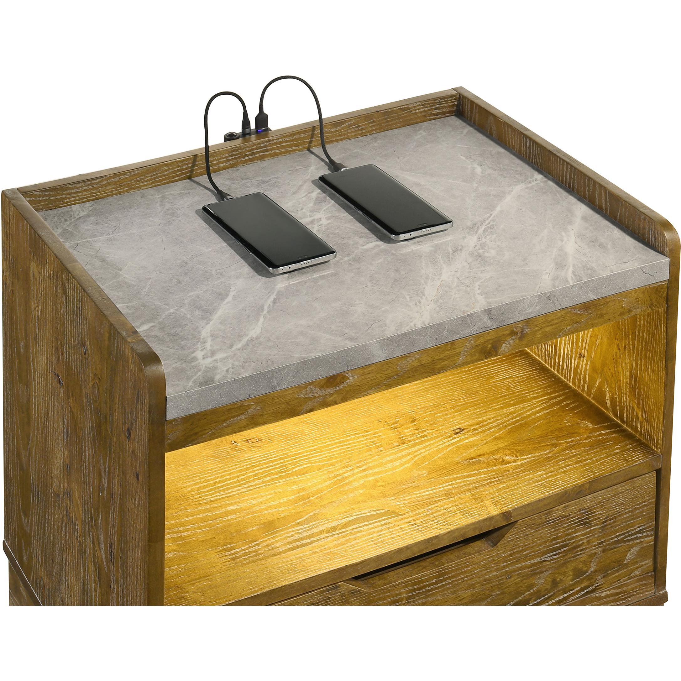  Coaster Furniture Henderson 1-Drawer Nightstand 222972 IMAGE 8