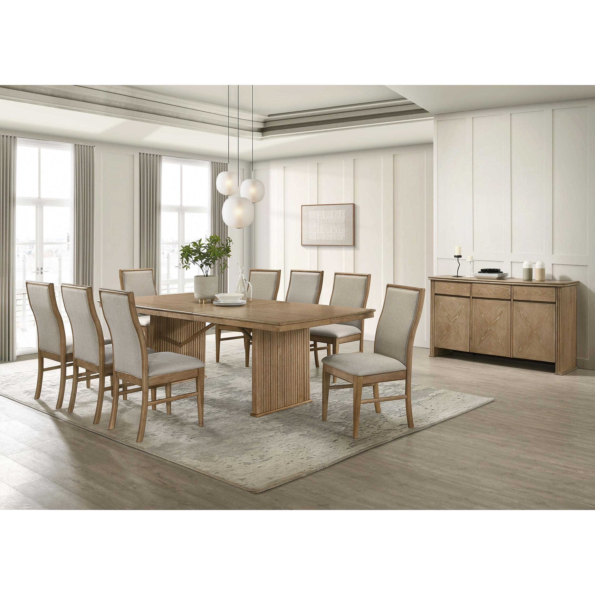  Coaster Furniture Adina 193612 Upholstered Dining Side Chair - Barley IMAGE 11