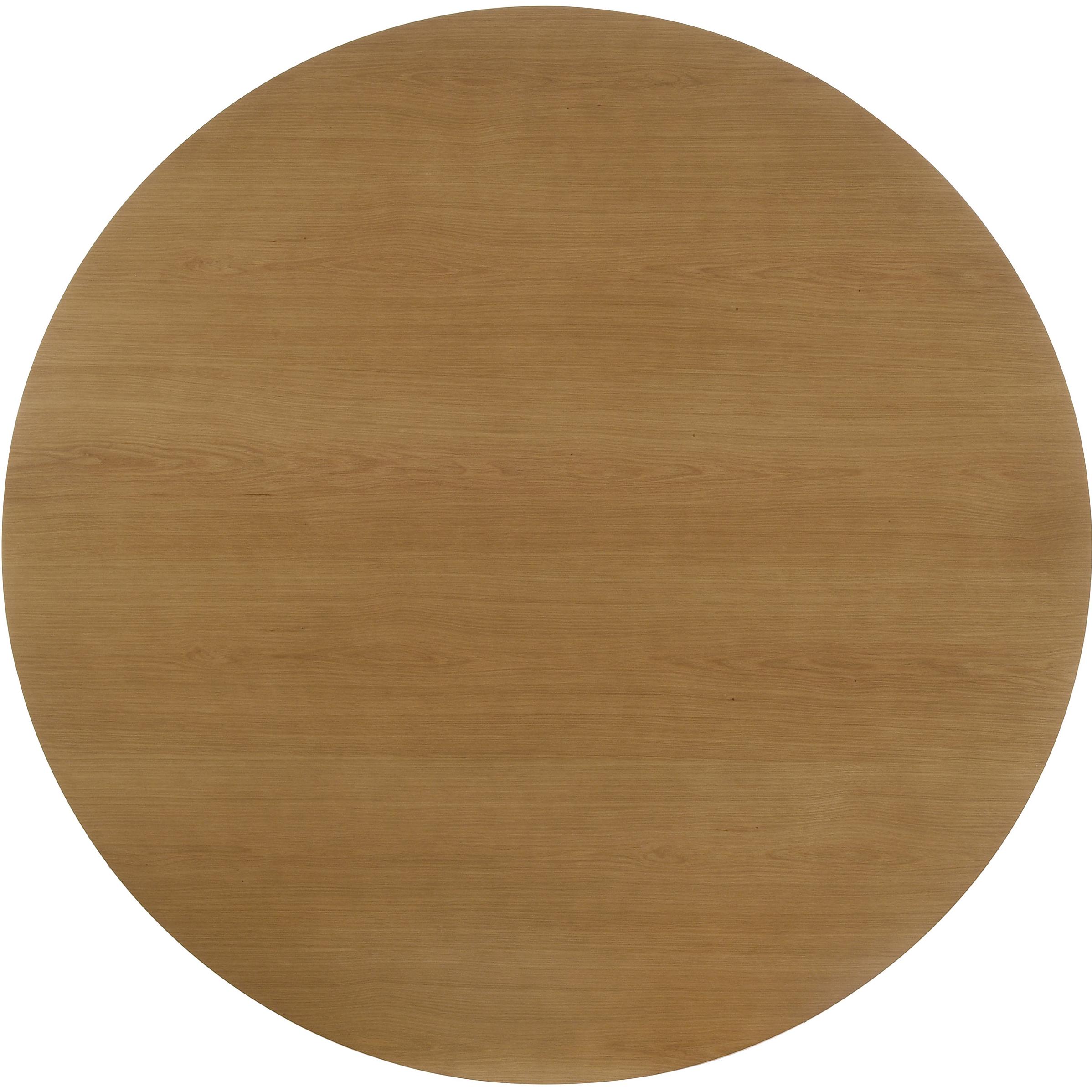  Coaster Furniture Hartville 109460 60-inch Round Dining Table - Natural Light Brown IMAGE 4