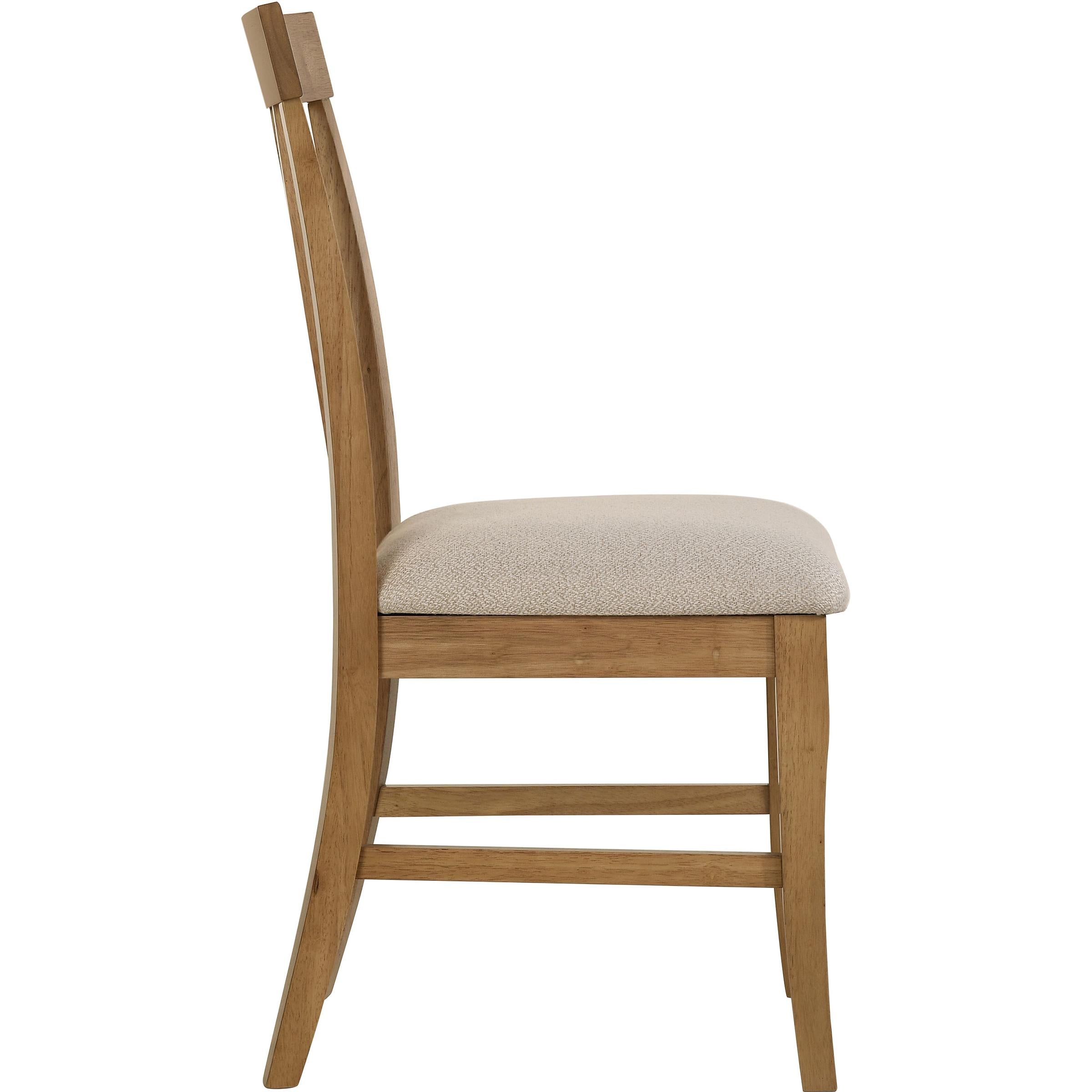  Coaster Furniture Hartville 109462 Set of 2 Dining Side Chair - Natural Light Brown IMAGE 9