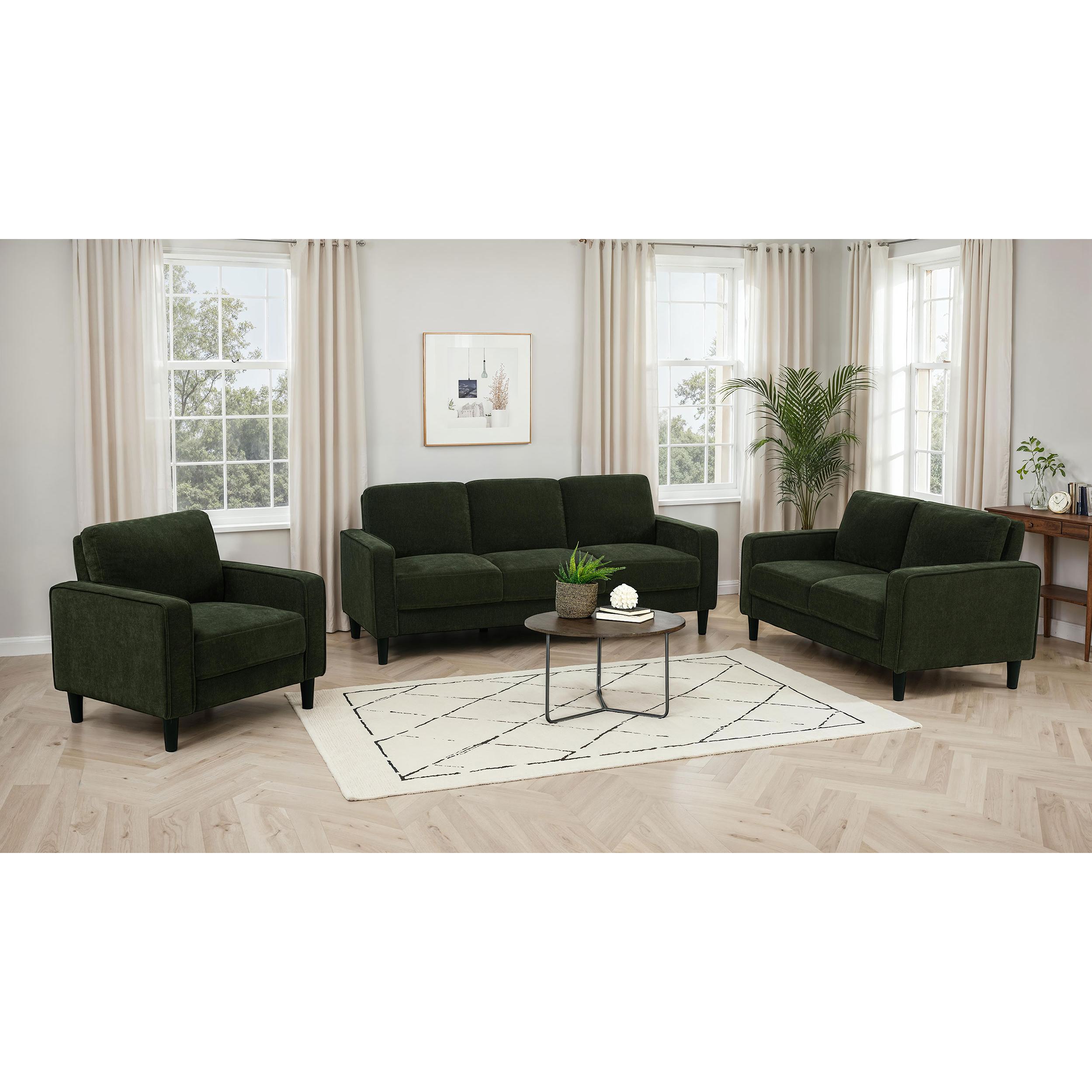  Coaster Furniture Ruth Stationary Fabric Loveseat 511215 IMAGE 10