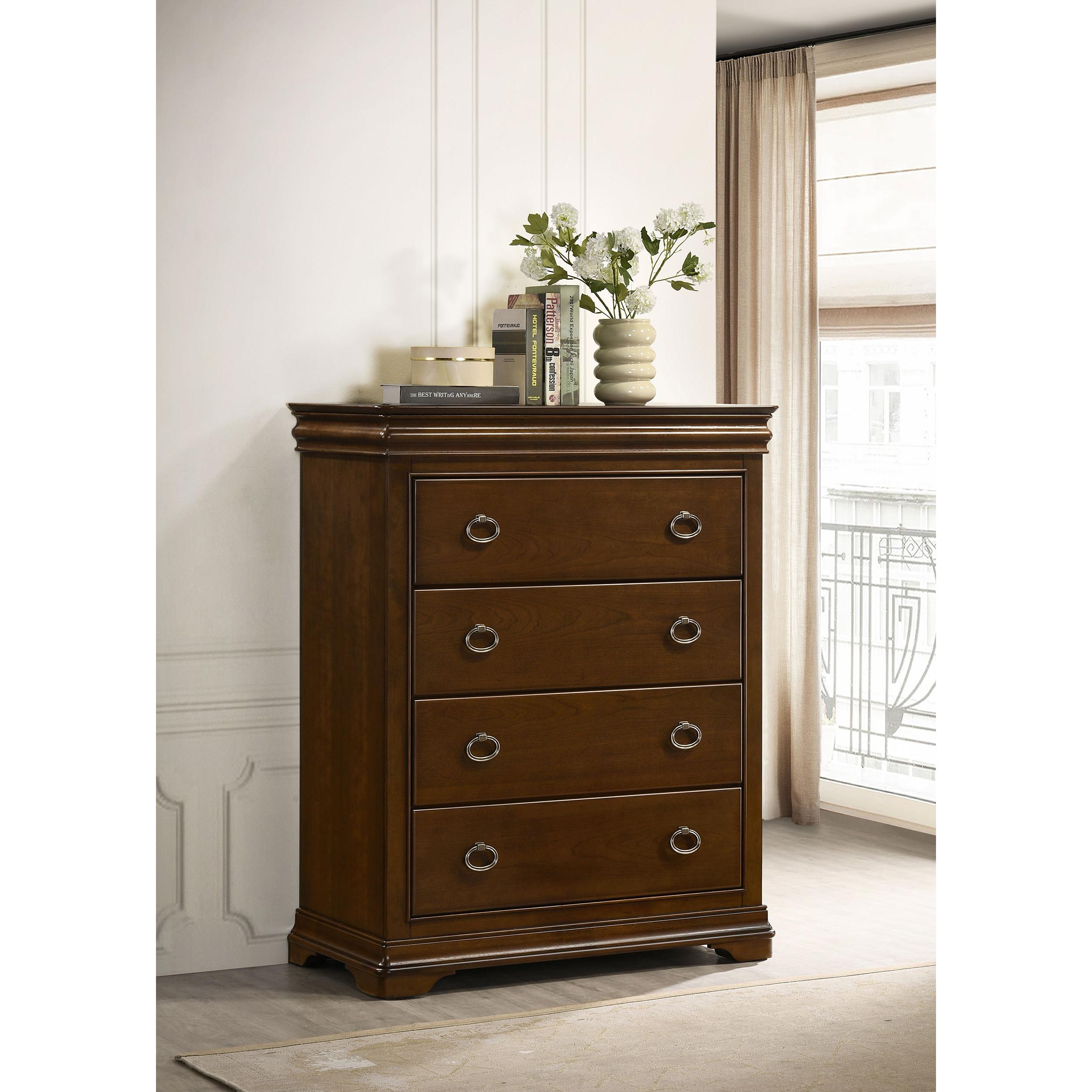  Coaster Furniture Garland 4-Drawer Chest 205305 IMAGE 2