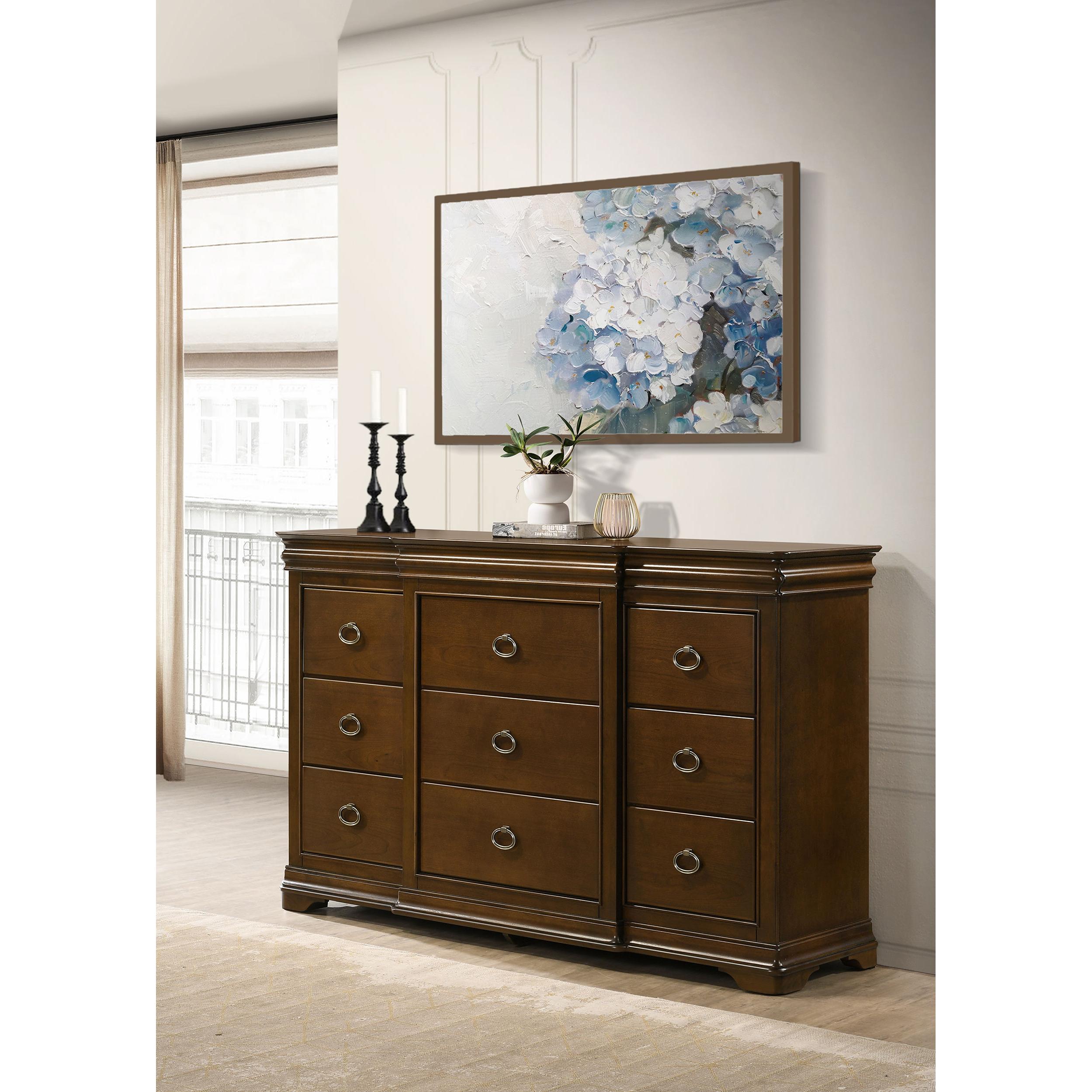  Coaster Furniture Garland 205303 11-drawer Bedroom Dresser Cabinet - Brown Cherry IMAGE 2