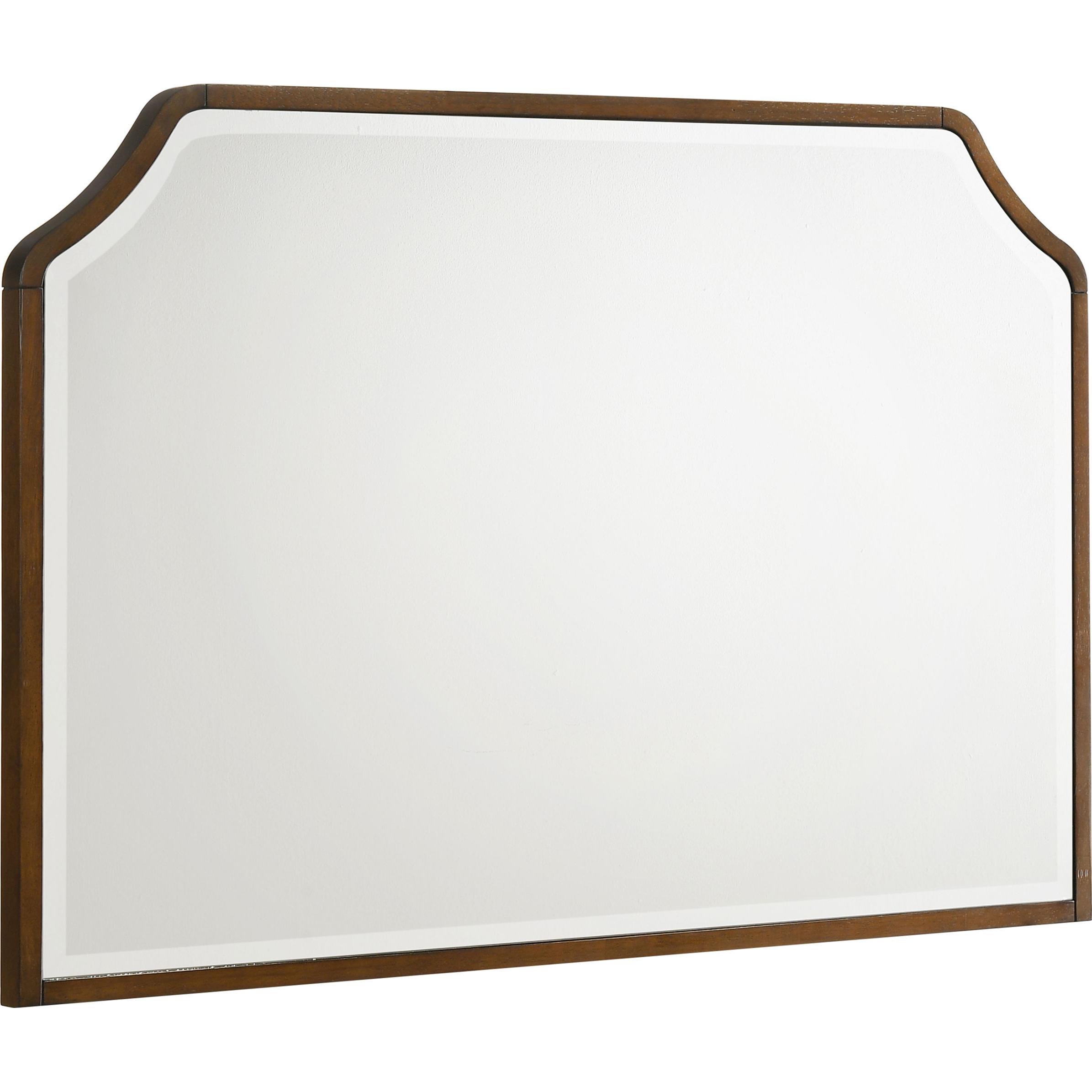  Coaster Furniture Garland 205304 Dresser Mirror - Brown Cherry IMAGE 1