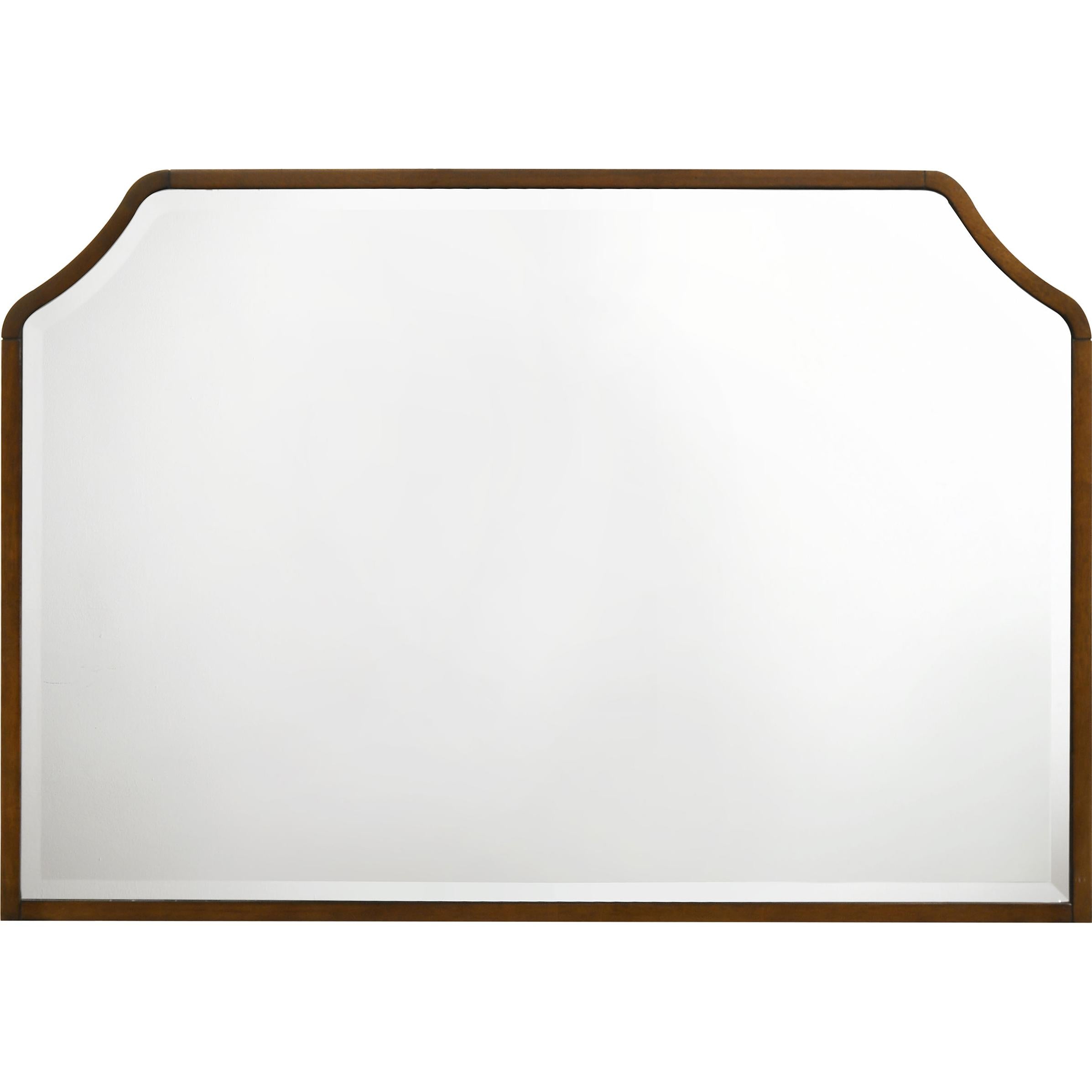  Coaster Furniture Garland 205304 Dresser Mirror - Brown Cherry IMAGE 2