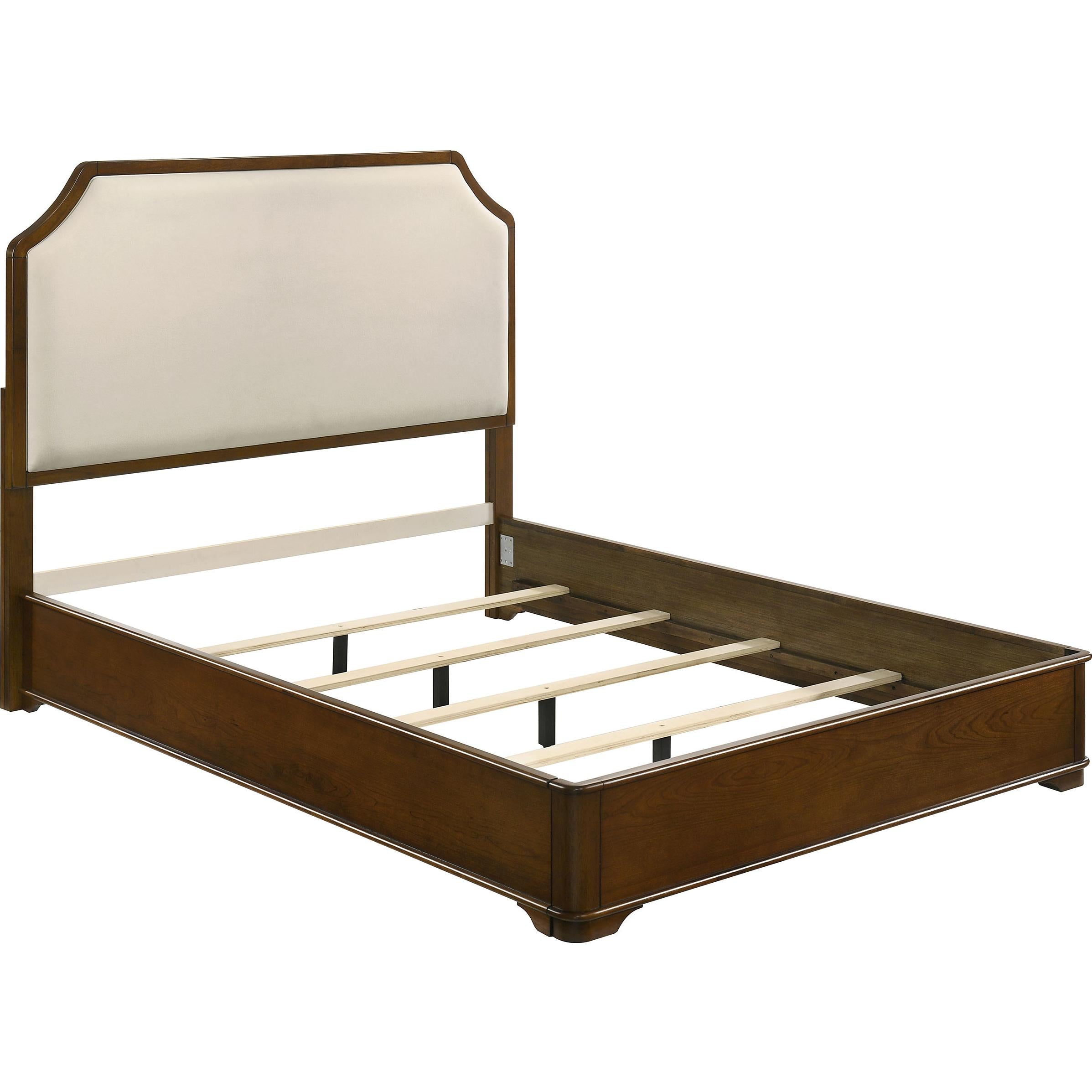  Size_Queen --  Coaster Furniture Garland Upholstered Panel Bed IMAGE 1
