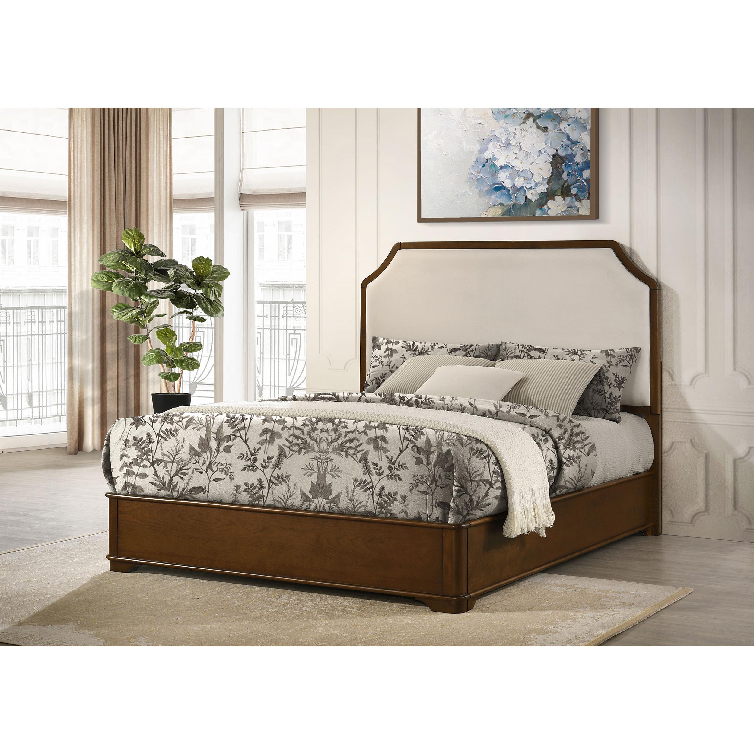  Size_Queen --  Coaster Furniture Garland Upholstered Panel Bed IMAGE 2
