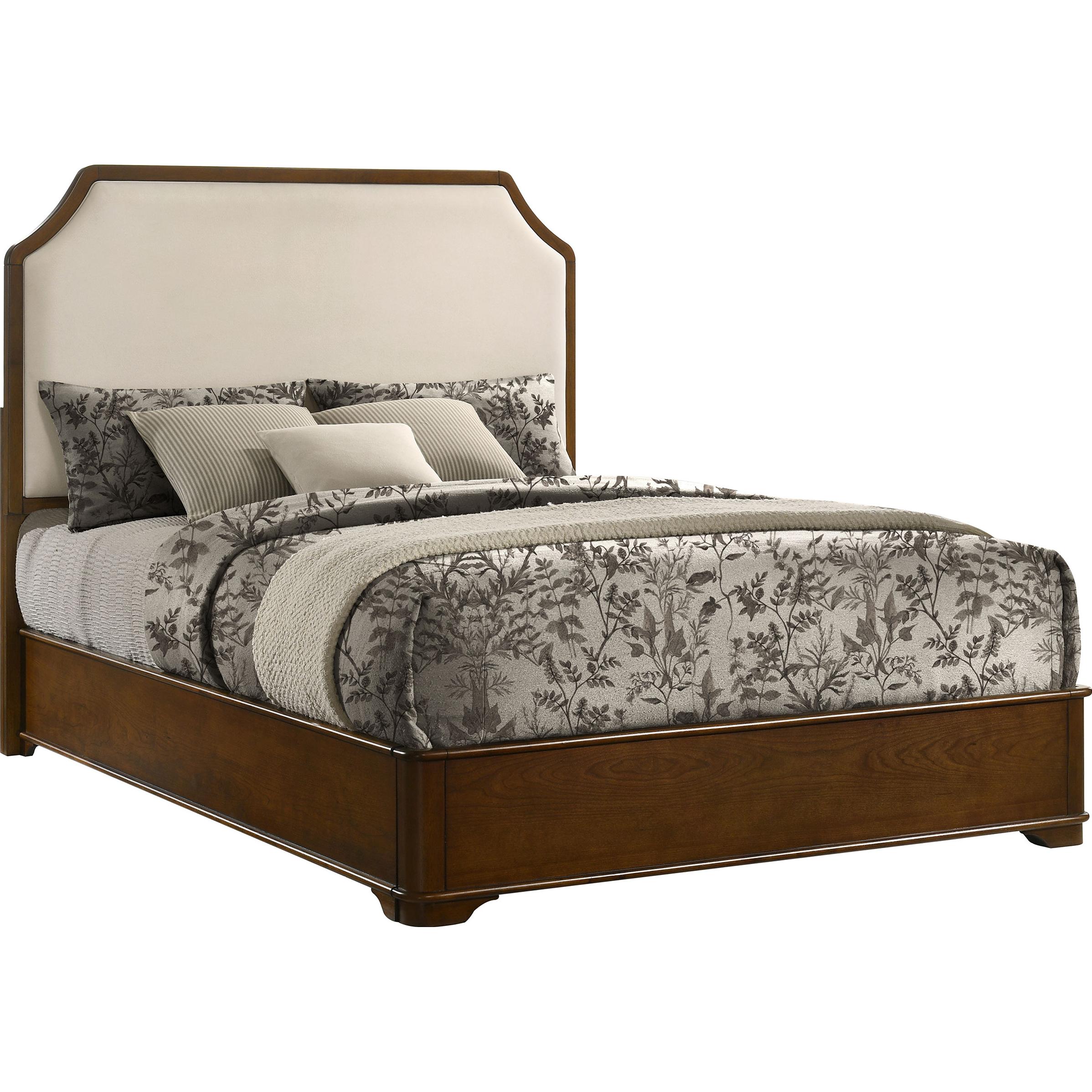  Size_Queen --  Coaster Furniture Garland Upholstered Panel Bed IMAGE 3