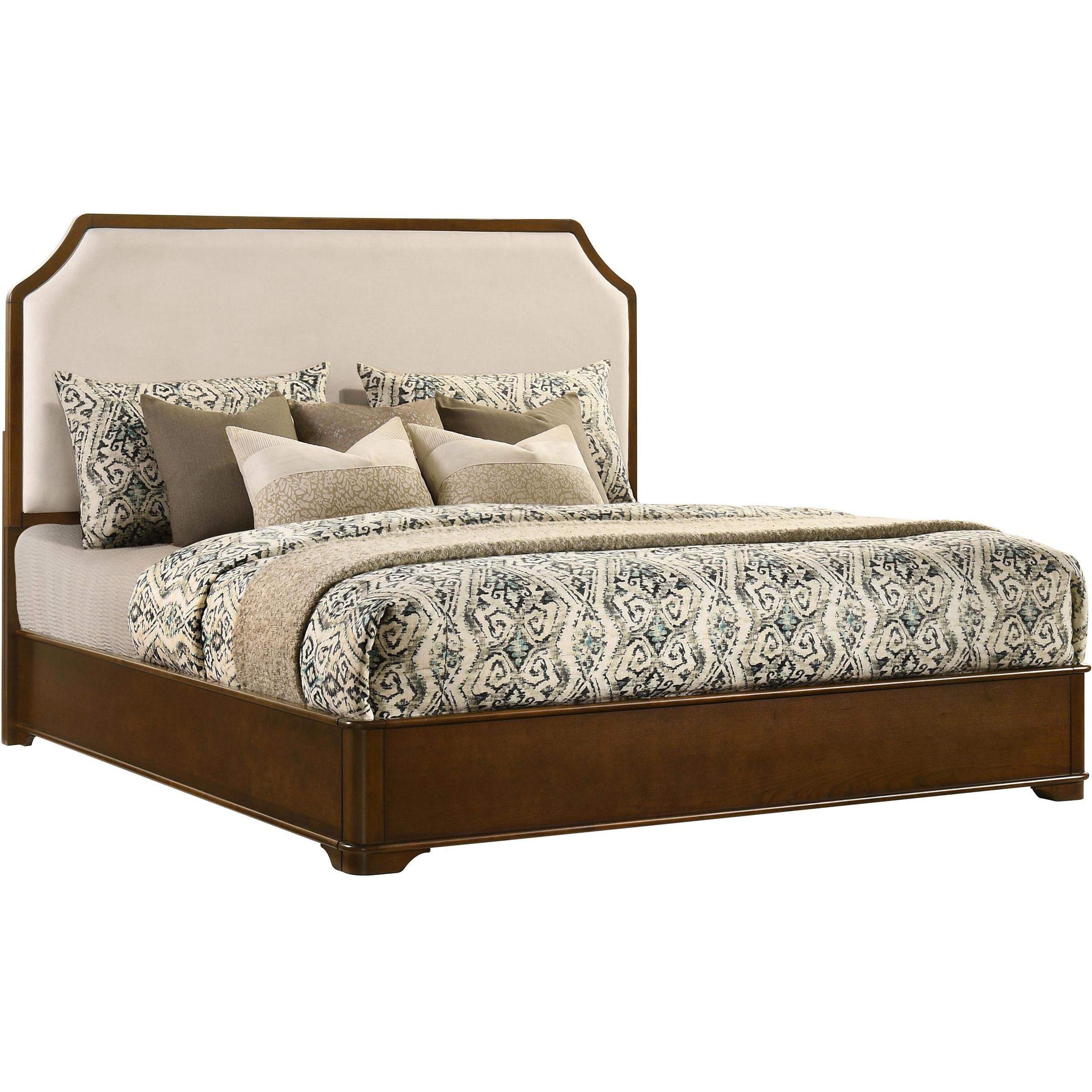  Size_King --  Garland 205301KE 58-inch King Panel Bed - Cream/Brown Cherry IMAGE 3