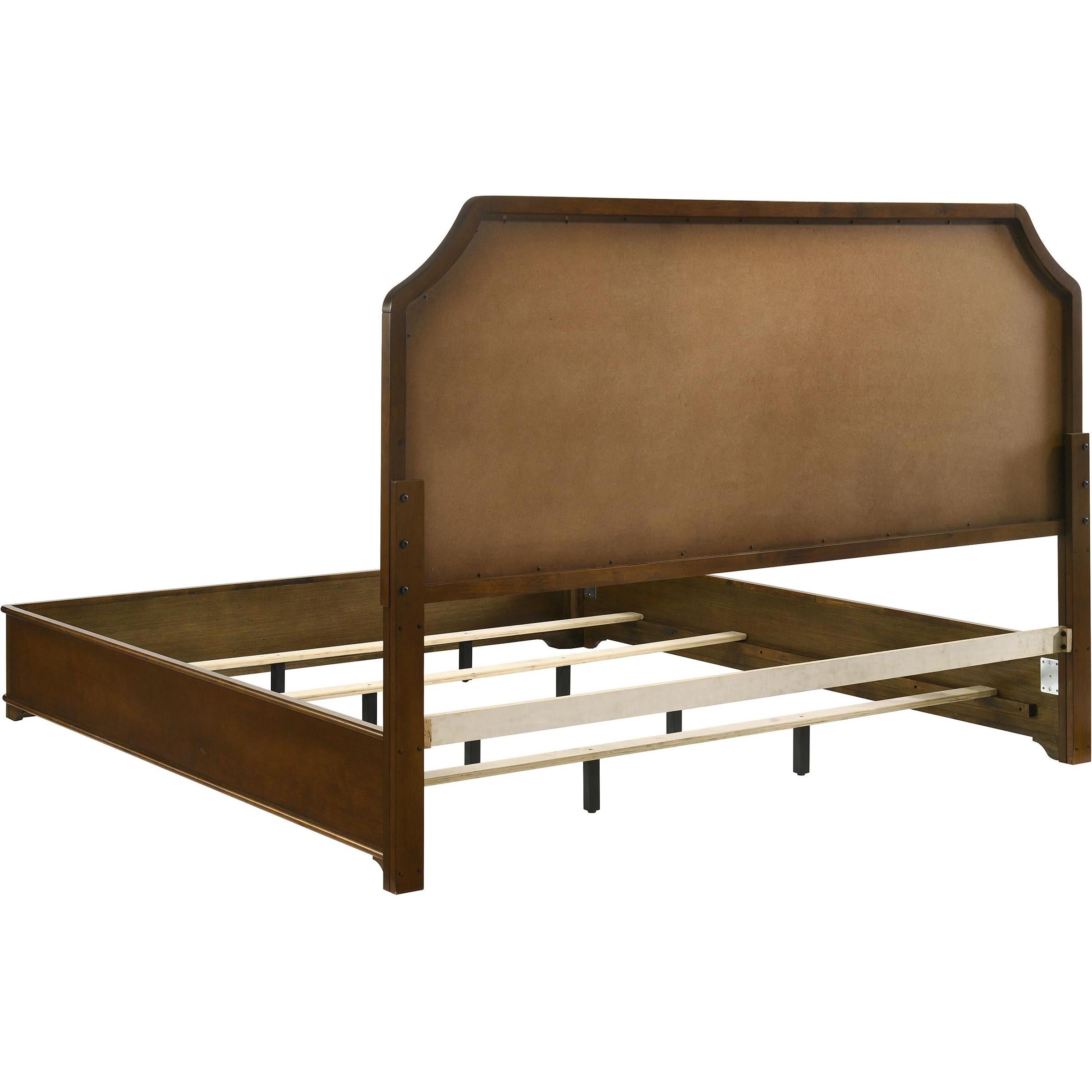  Size_King --  Garland 205301KE 58-inch King Panel Bed - Cream/Brown Cherry IMAGE 5